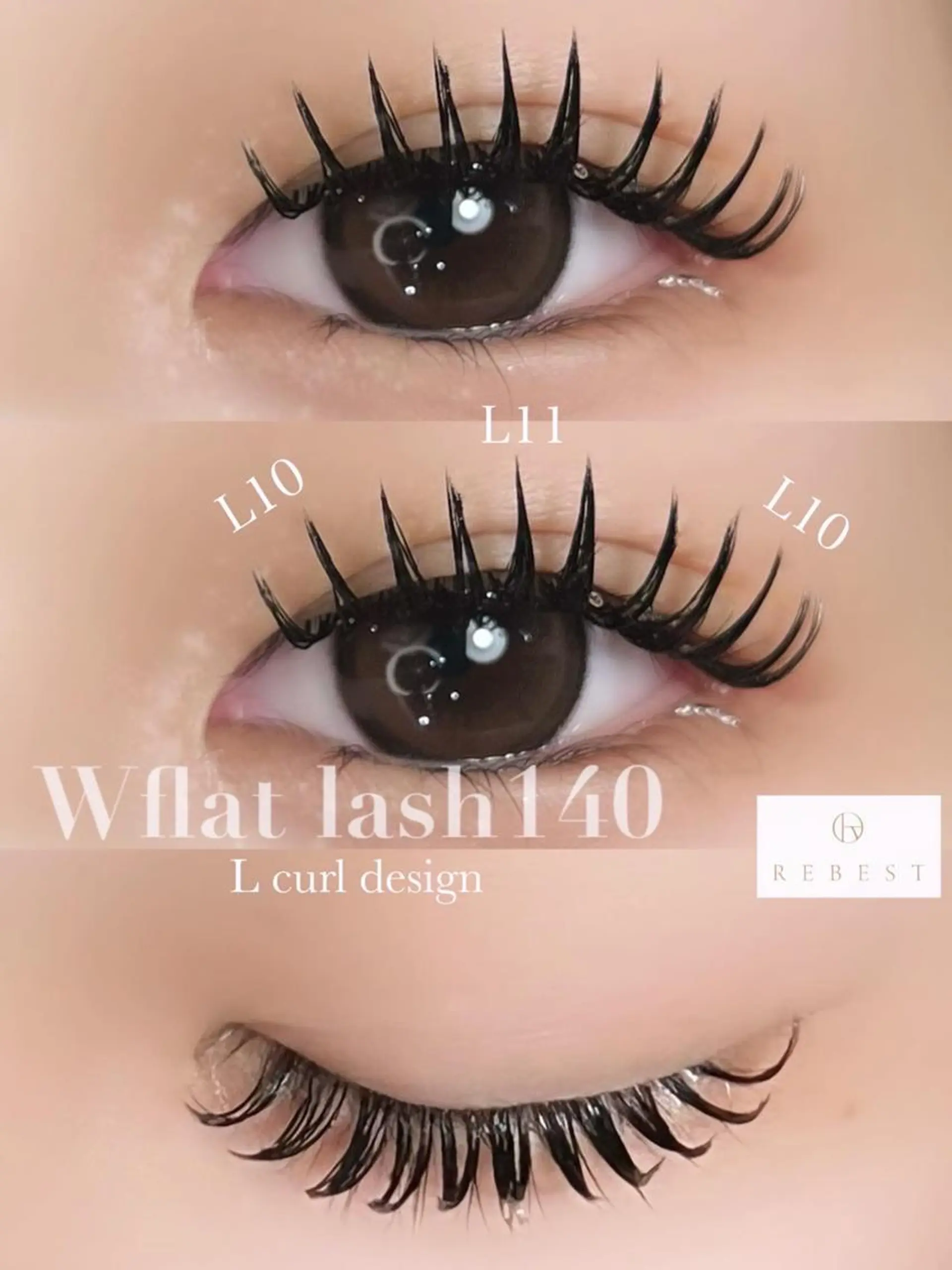 マツエク・マツパ マツエク Lashlift 👁️REBESTのマツエク・マツパデザイン