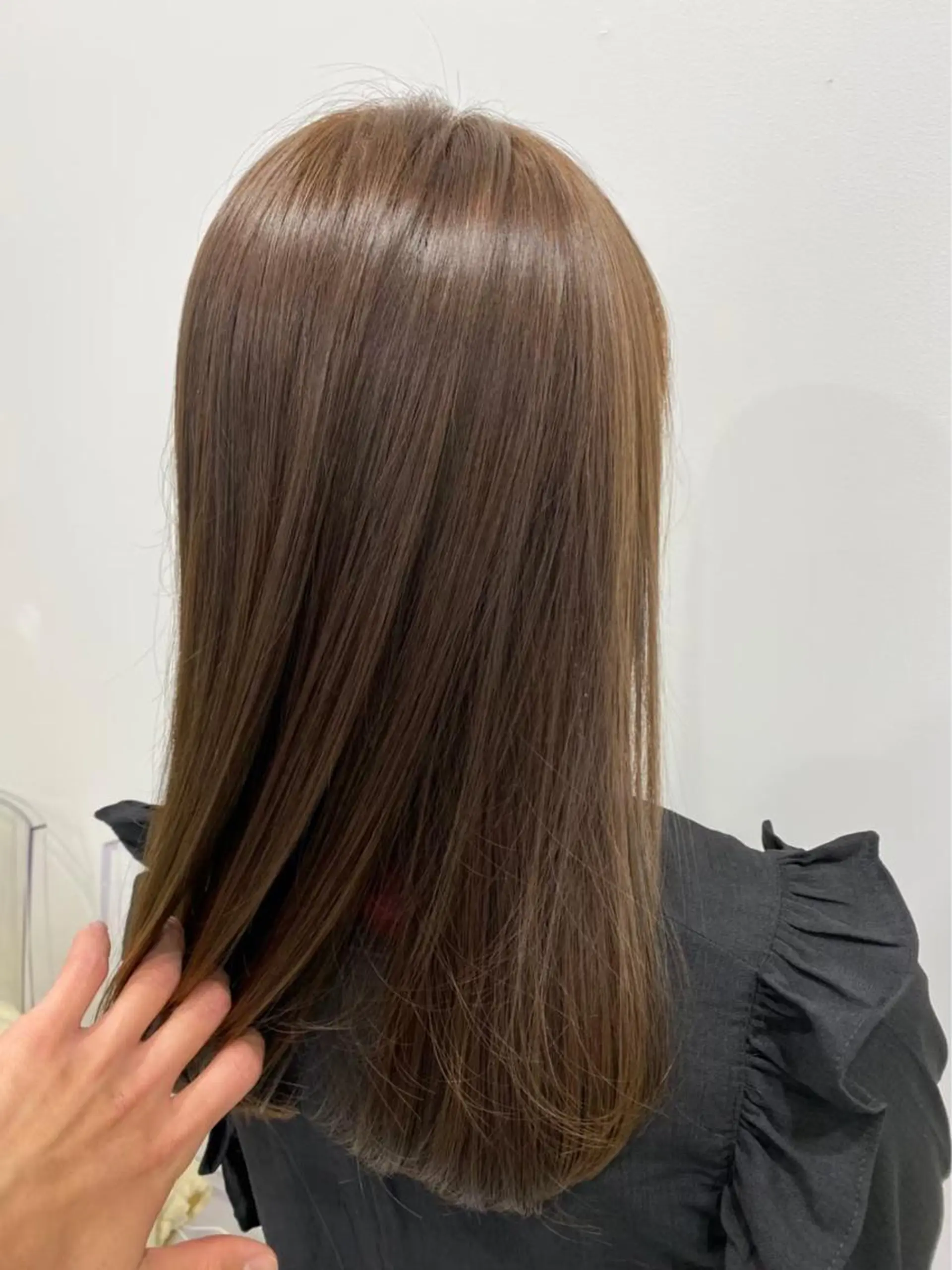 ミディアム カラー メンズ カット 縮毛矯正 トリートメント 💕トレンドうる艶髪 💕TUNE銀座のヘアスタイル