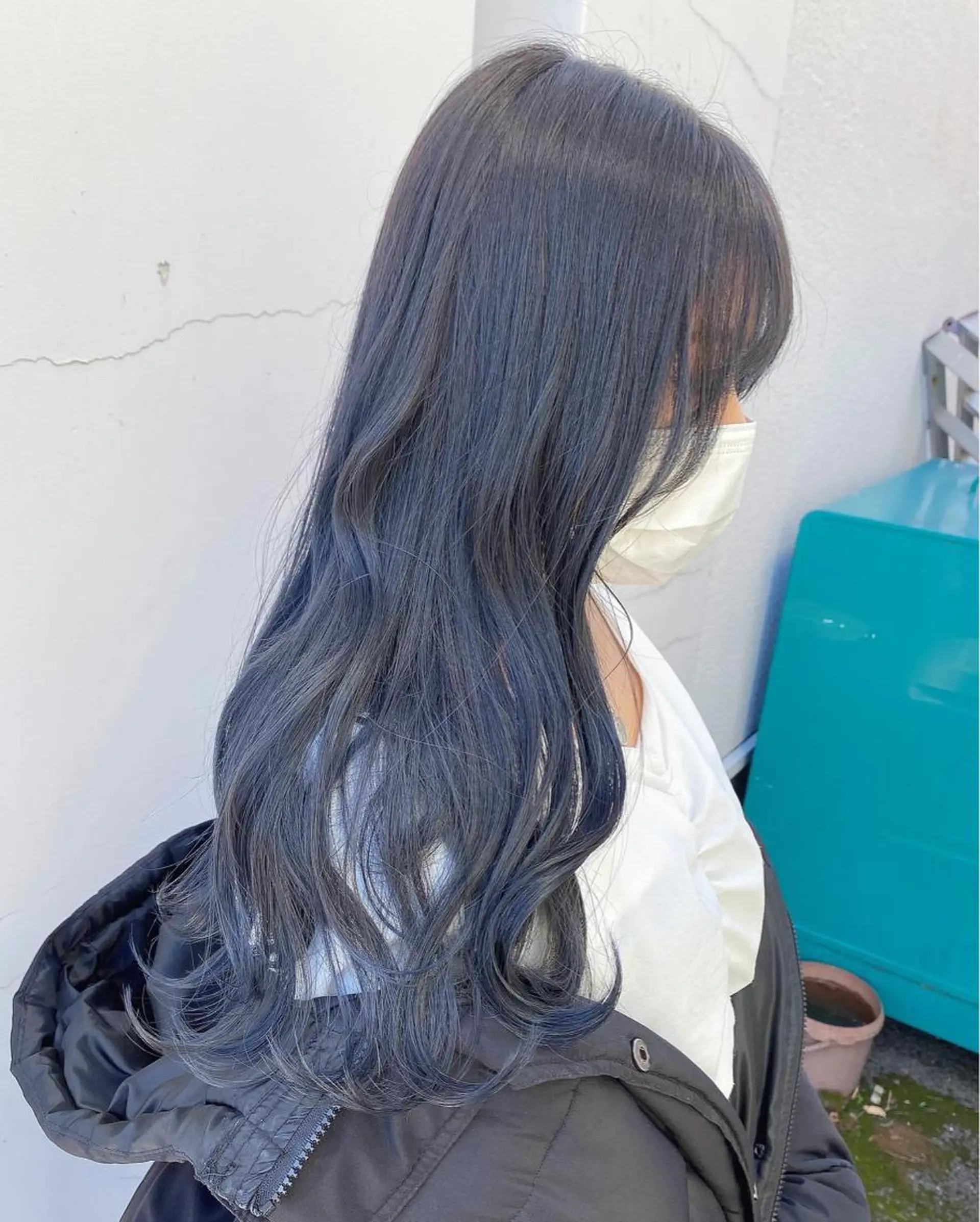 セミロング ヘアカラー 具志 正太のヘアスタイル