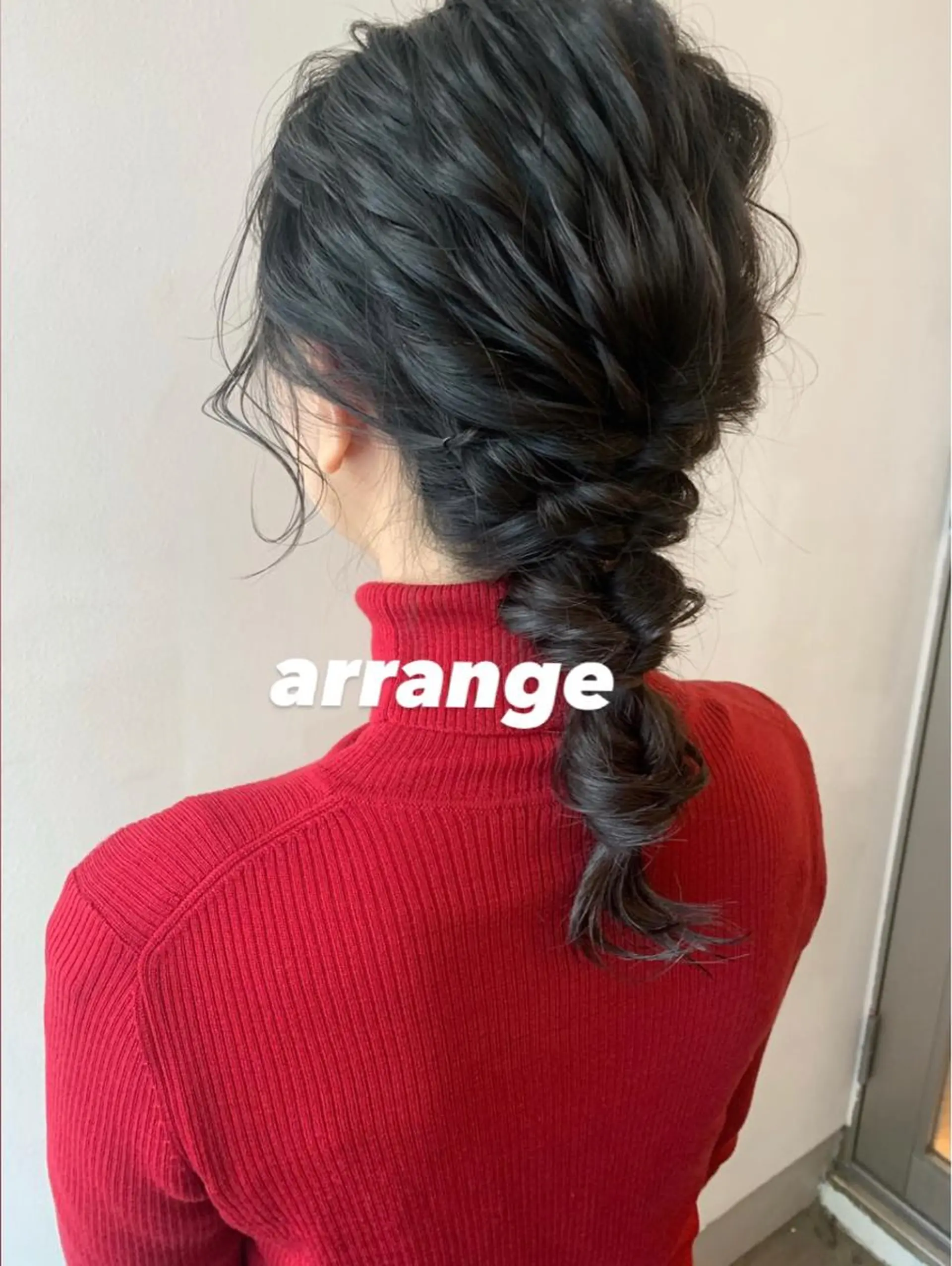 セミロング ヘアアレンジ 🌟アレンジが似合う カラー🌟Rumiのヘアスタイル