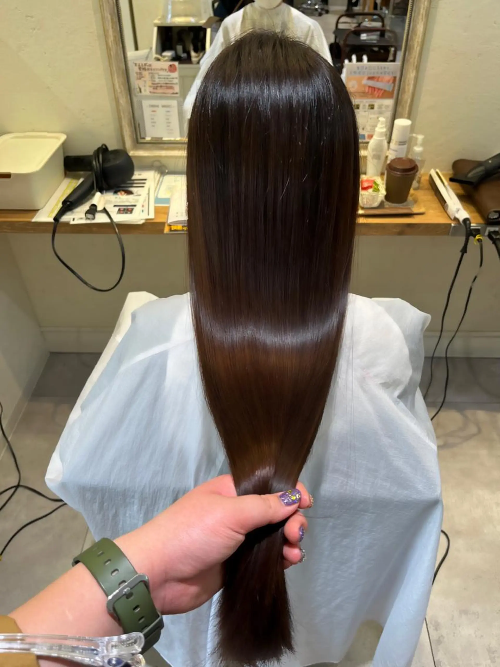 ロング ショートボブ ボブ くびれヘア 髪質改善 ロング カット トリートメント BLENDby happiness所属・KAORU/絹髪 /髪質改善/奈良のヘアスタイル