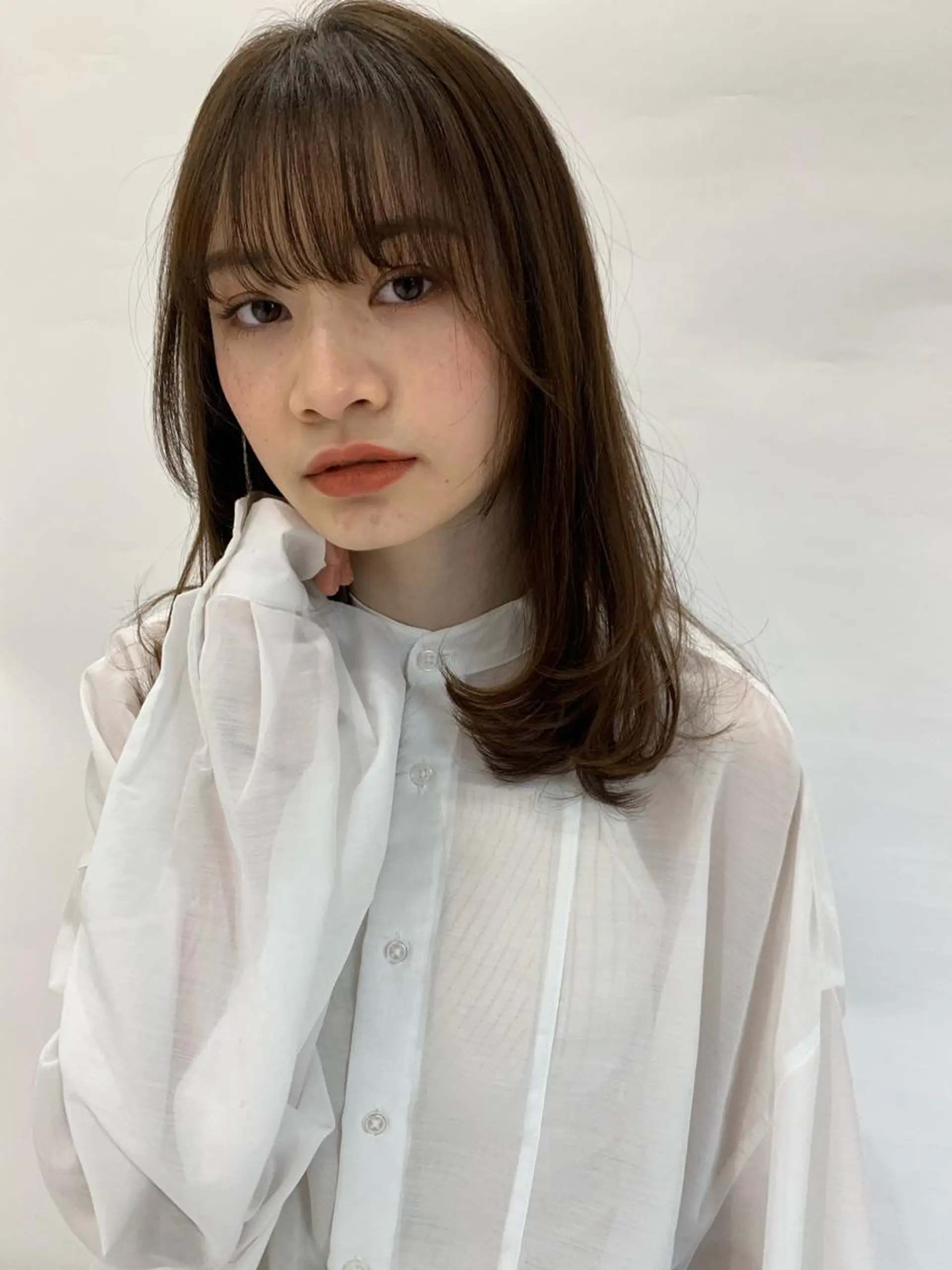 ロング カラー 平田 勘吉のヘアスタイル