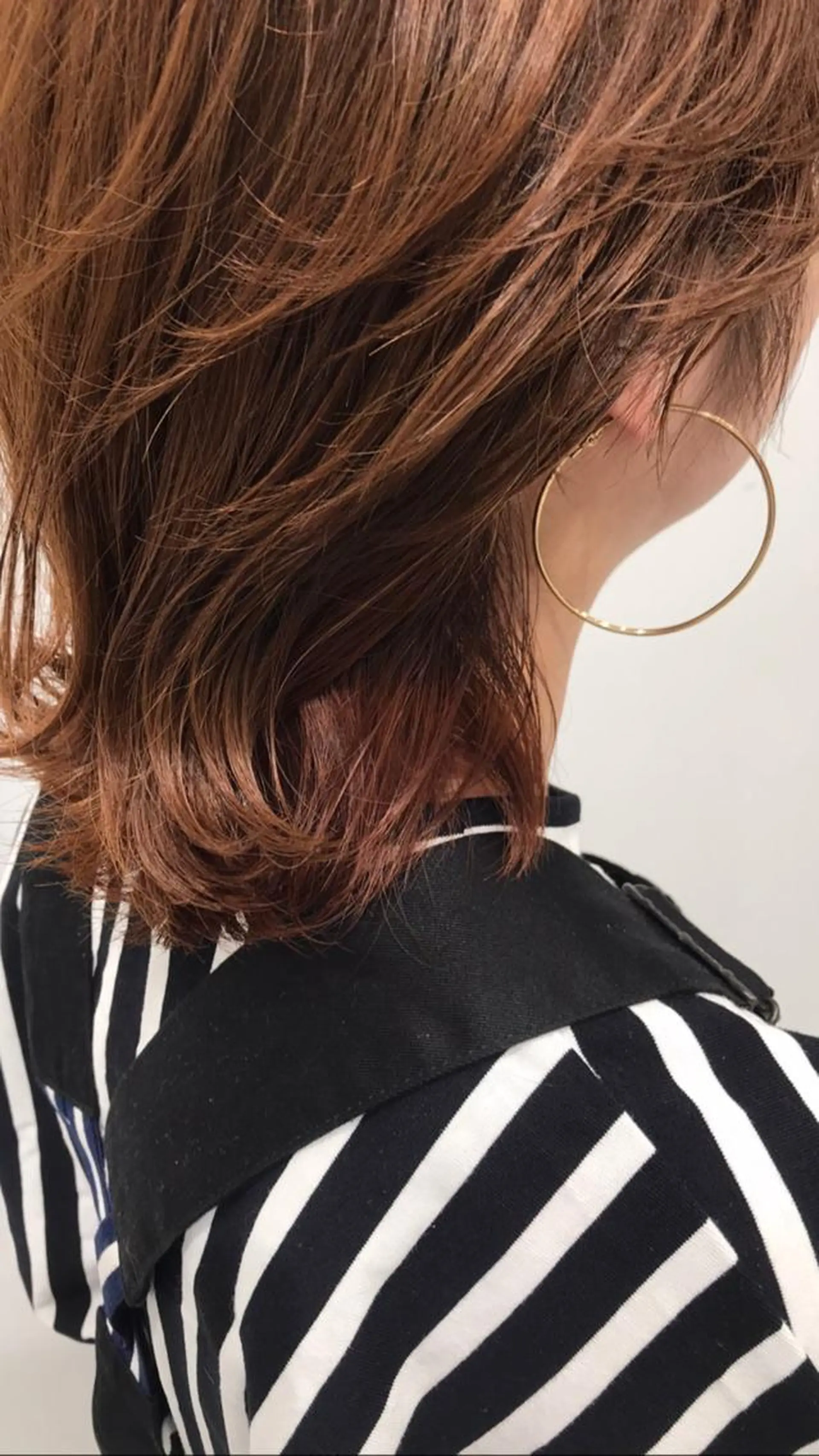 ショート カラー ヘアアレンジ ベージュカラー インナーカラー オレンジ オレンジベージュ 特別モデル価格 タカシマイッセイのヘアスタイル