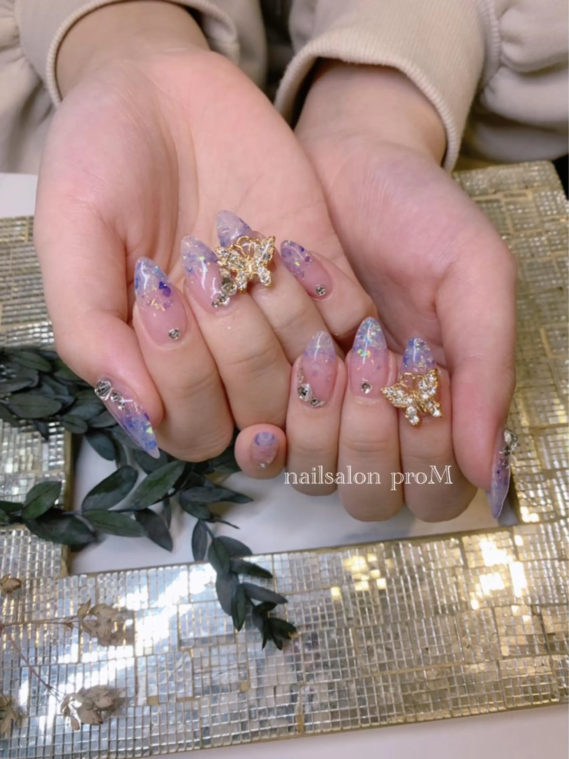 ネイル パープル *･*MIMnail *･゜ﾟ･*:･*のネイルデザイン