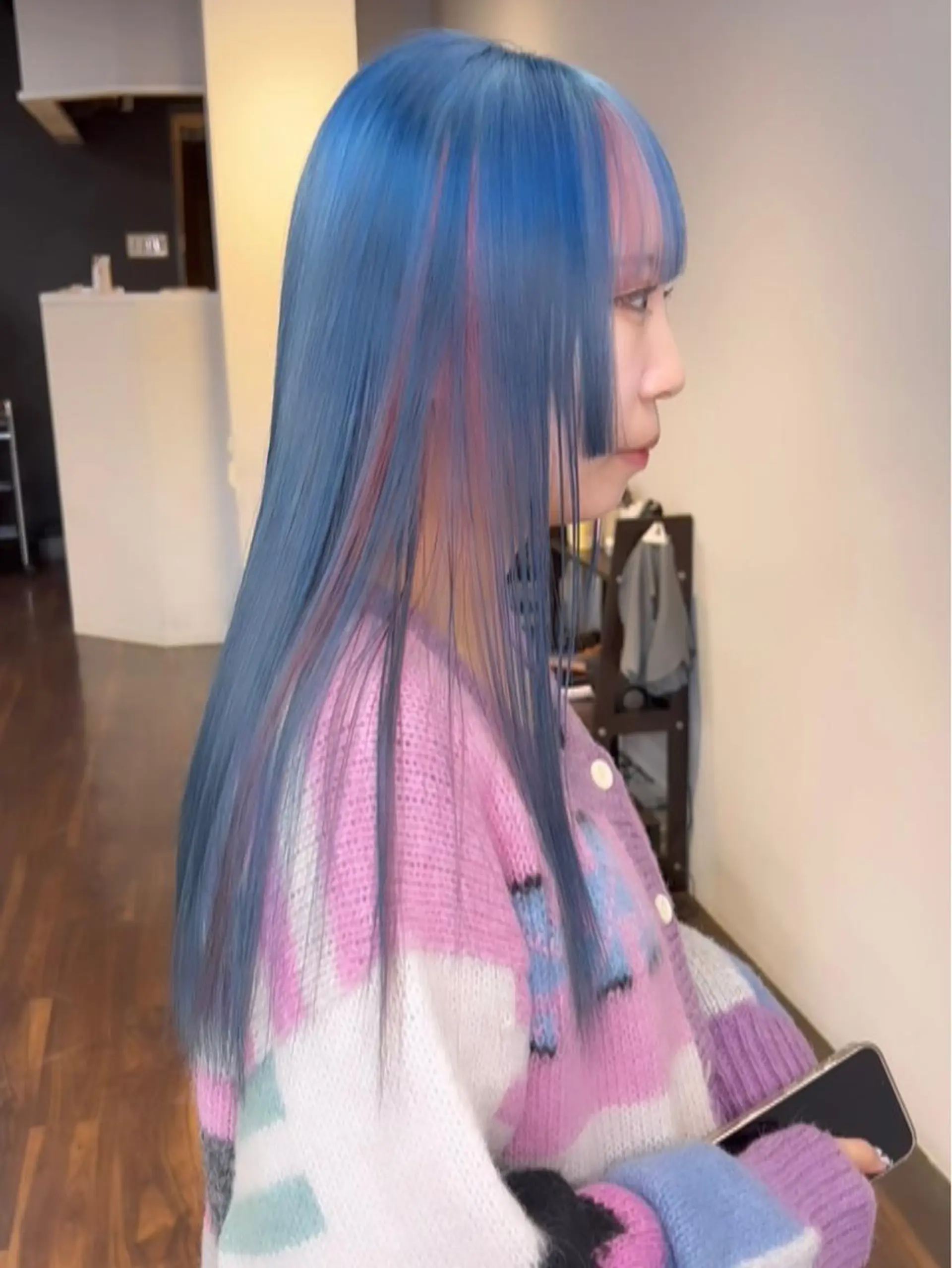 セミロング カラー ブリーチ ケアブリーチ ダブルカラー ハイトーンカラー イルミナカラー 🧡色落ちまで2度綺 麗なカラー🧡ヨシキのヘアスタイル