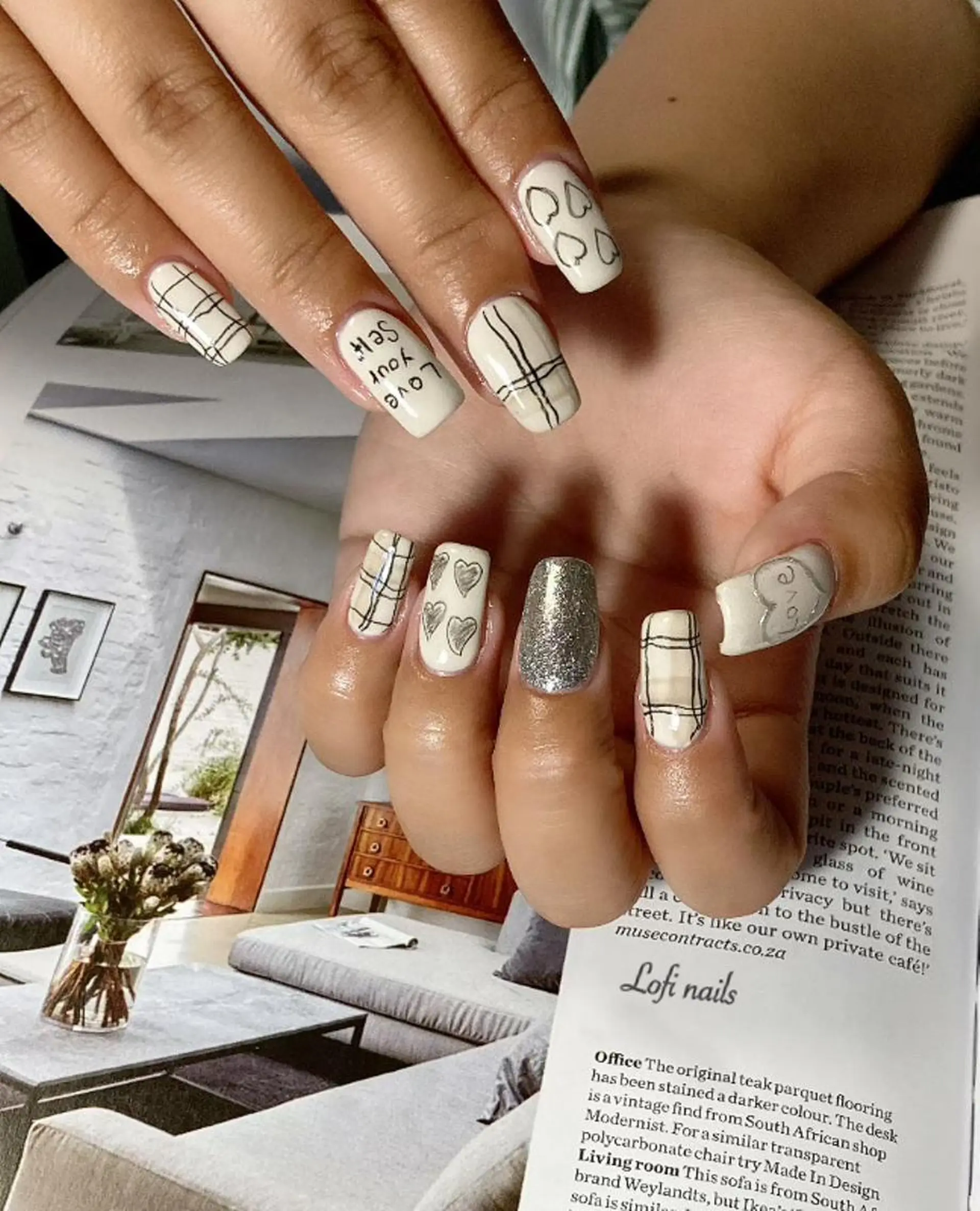 セミロング ネイル Lofi nails ゆきこのネイルデザイン