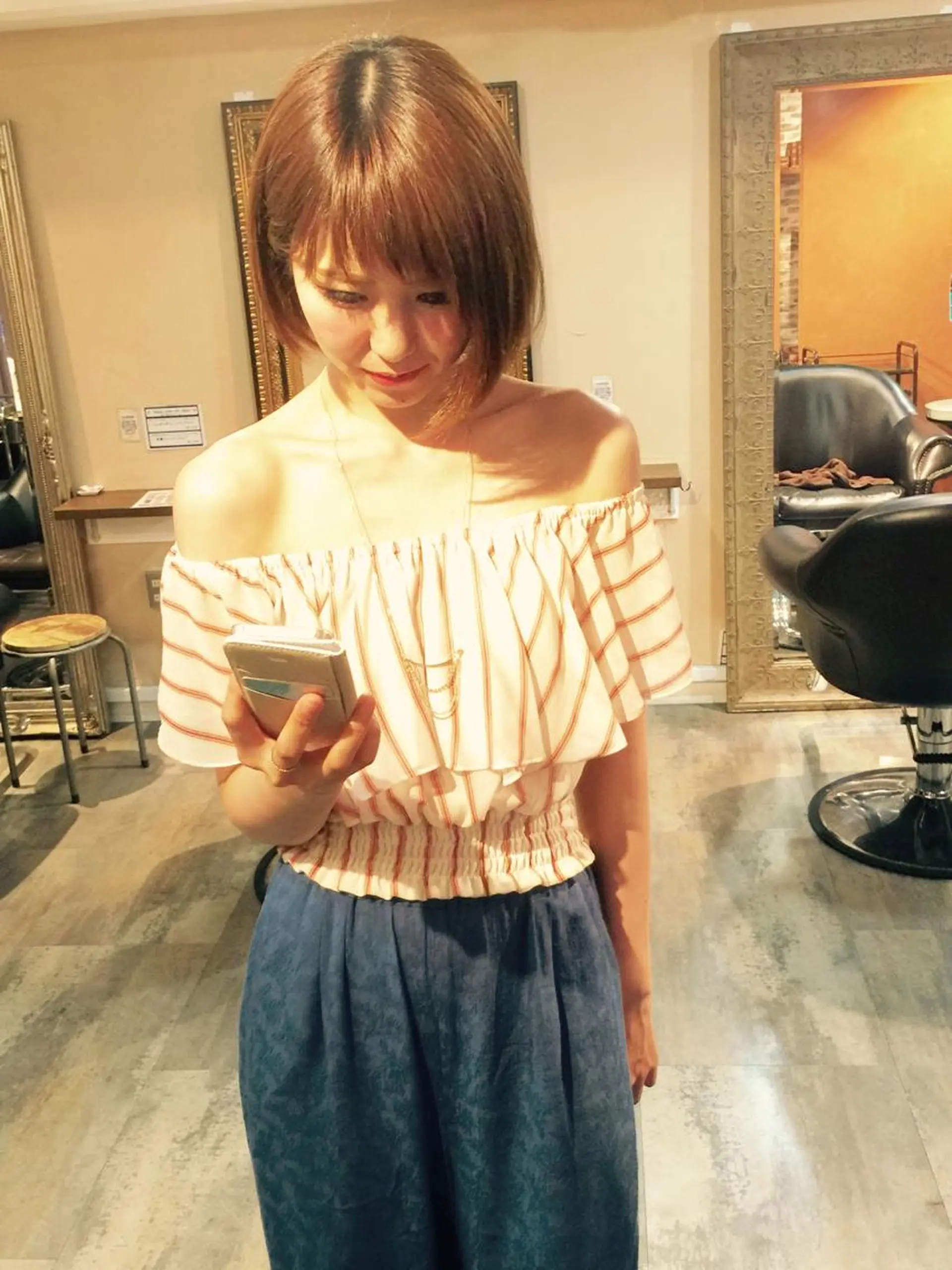 ショート ワンレンボブ ボブ カノンバイフラミューム所属・ショートは任せて ミヤザキのヘアスタイル