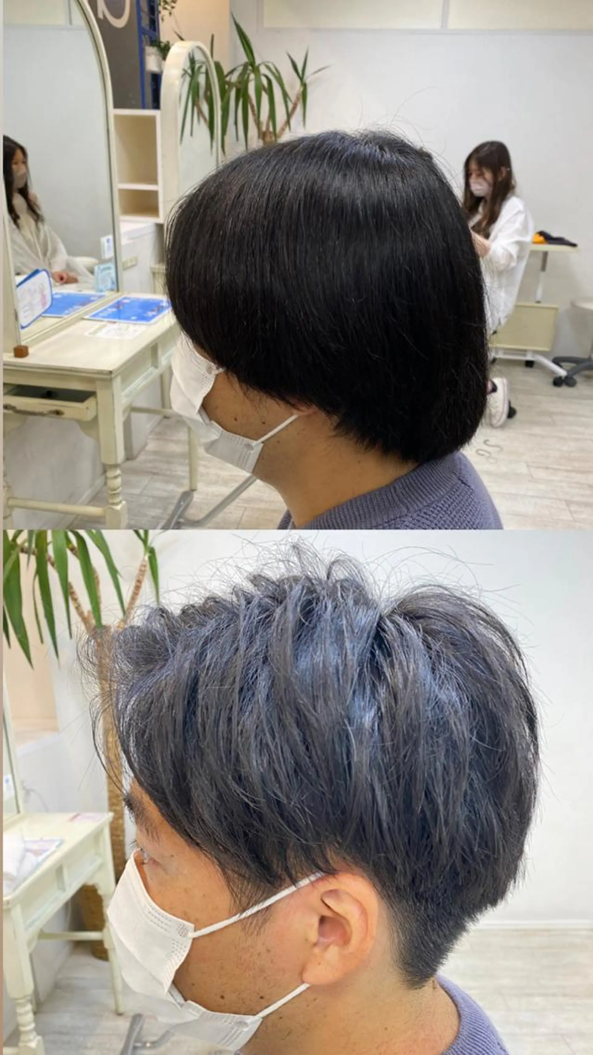 メンズ ツーブロック 刈り上げ ⭐️透明感カラー/ パーマ⭐️宮野翔のヘアスタイル