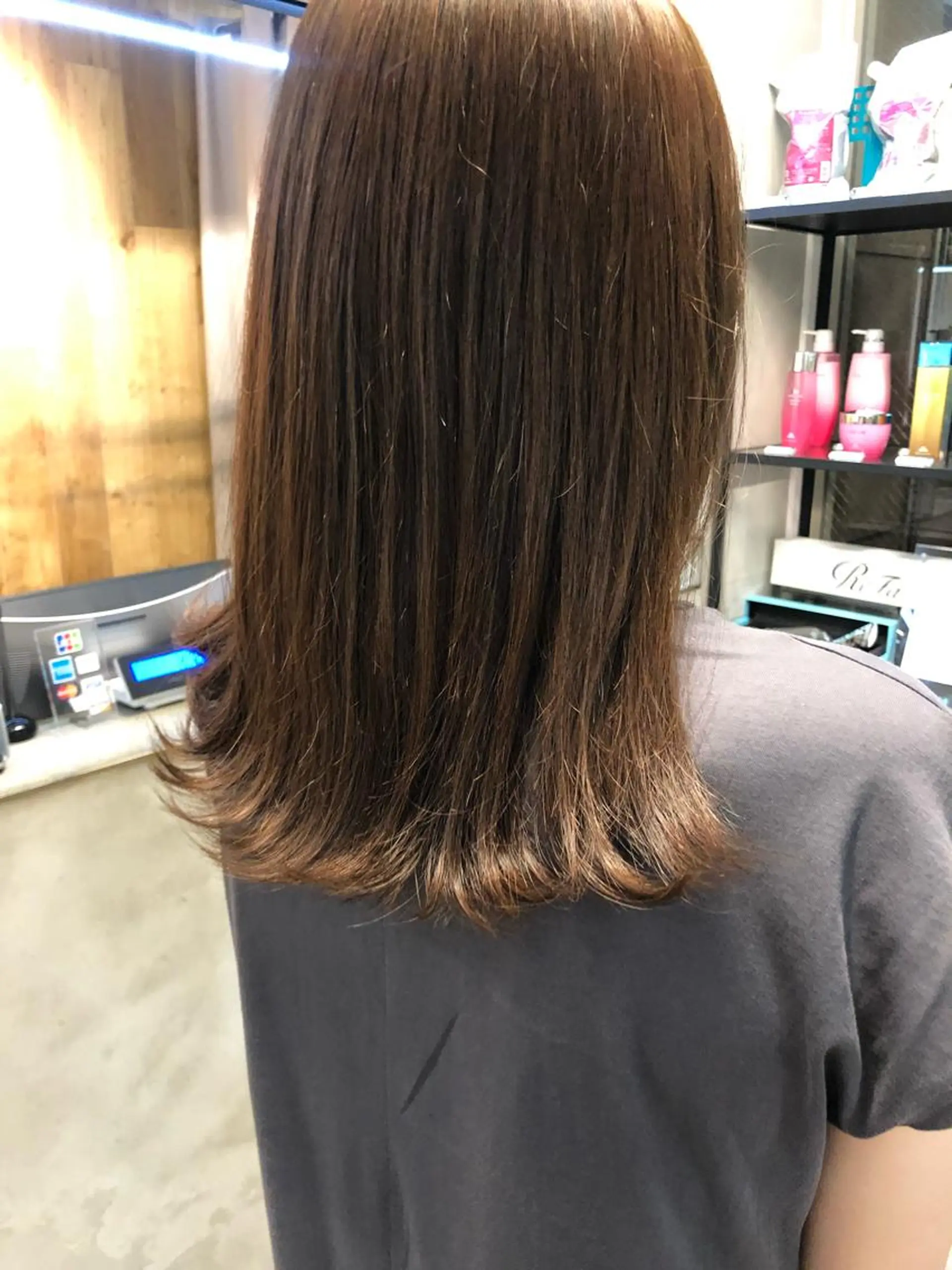 セミロング カラー お洒落パーマ/ボブ ❄️Tomoka❄️のヘアスタイル