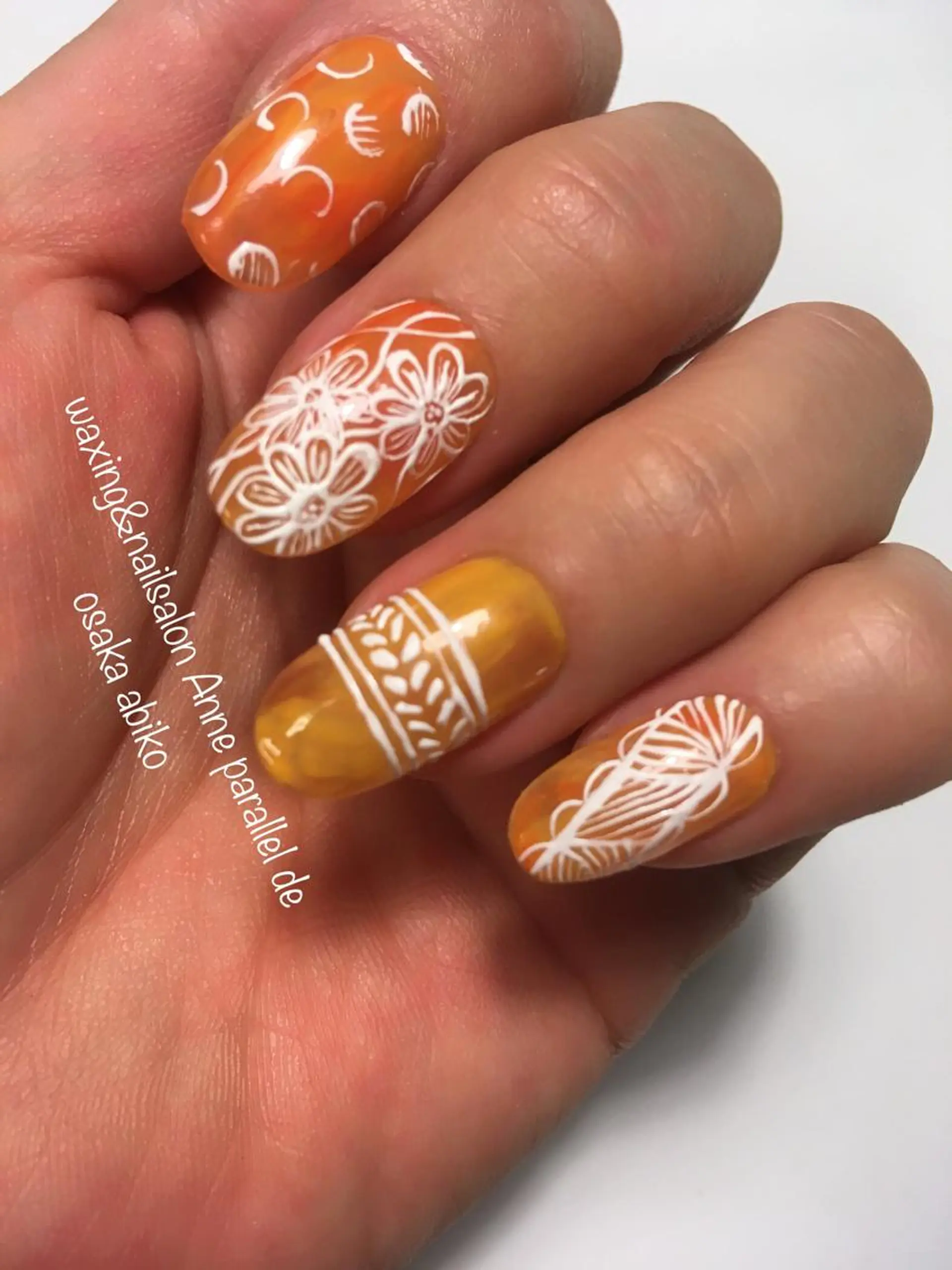 ネイル レース 中村 翠のネイルデザイン