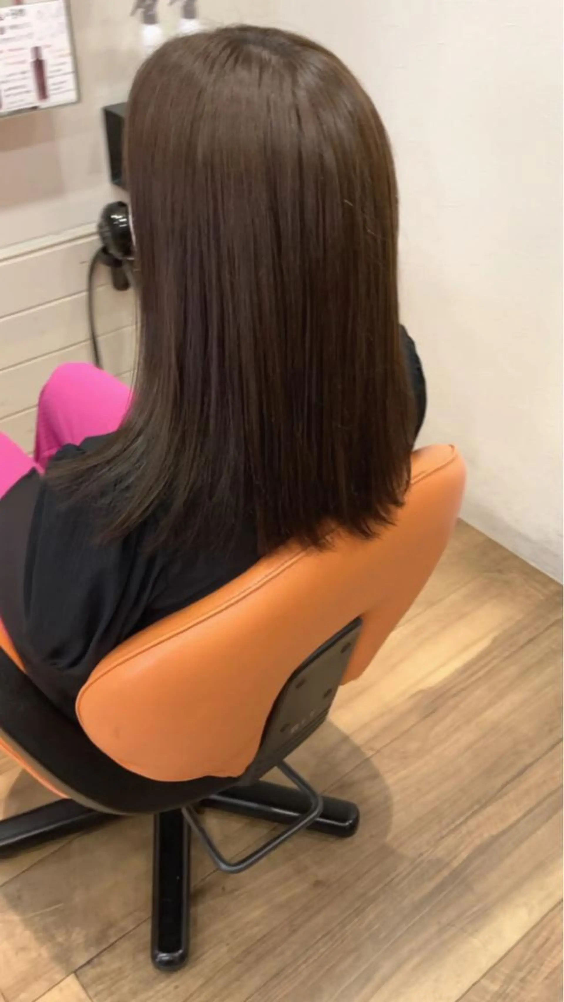 セミロング カラー カット ヘアカラー トリートメント okuda yuukiのヘアスタイル