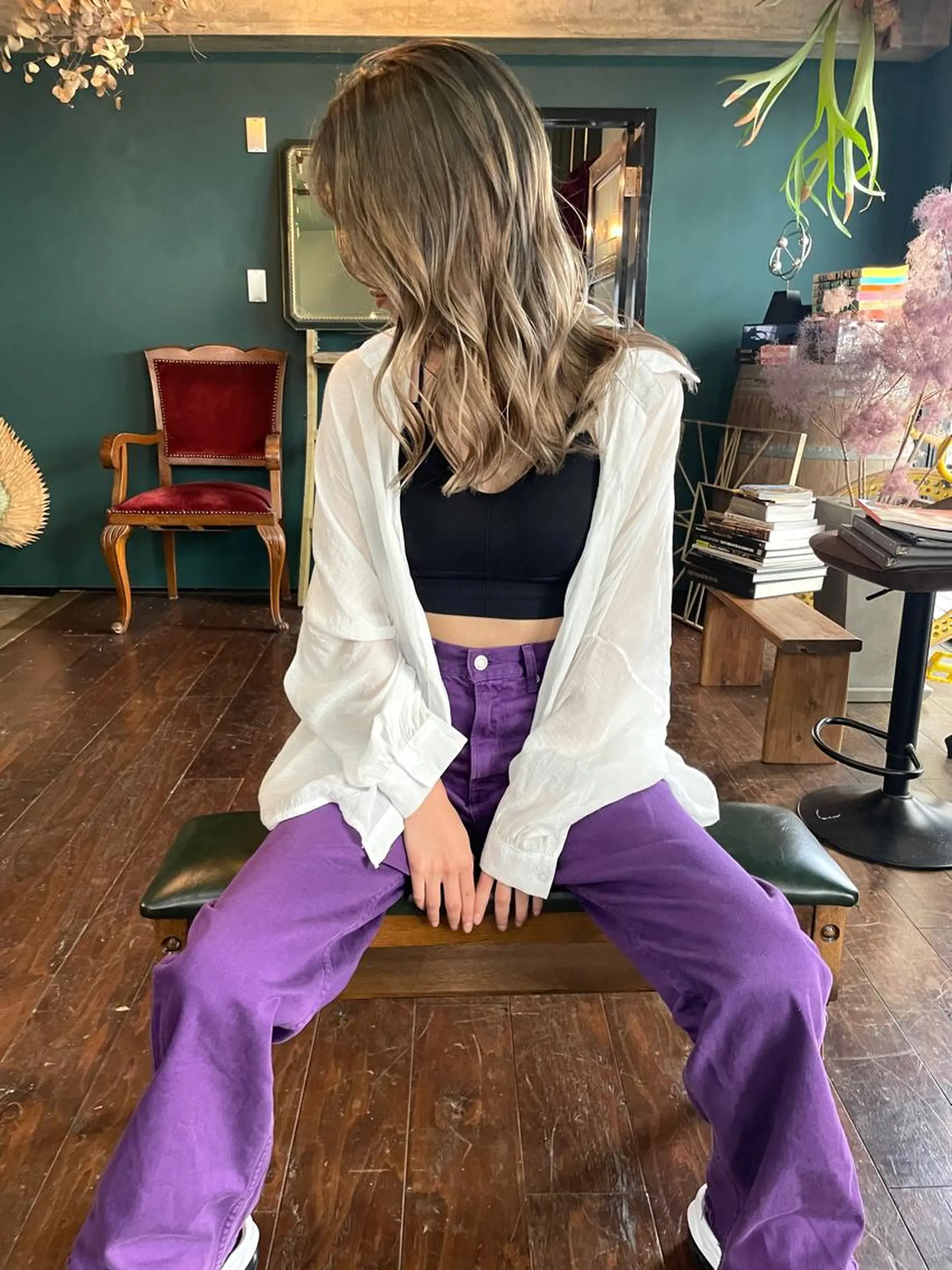 ロング カット ヘアカラー トリートメント vivre libre所属・vivre libreのヘアスタイル