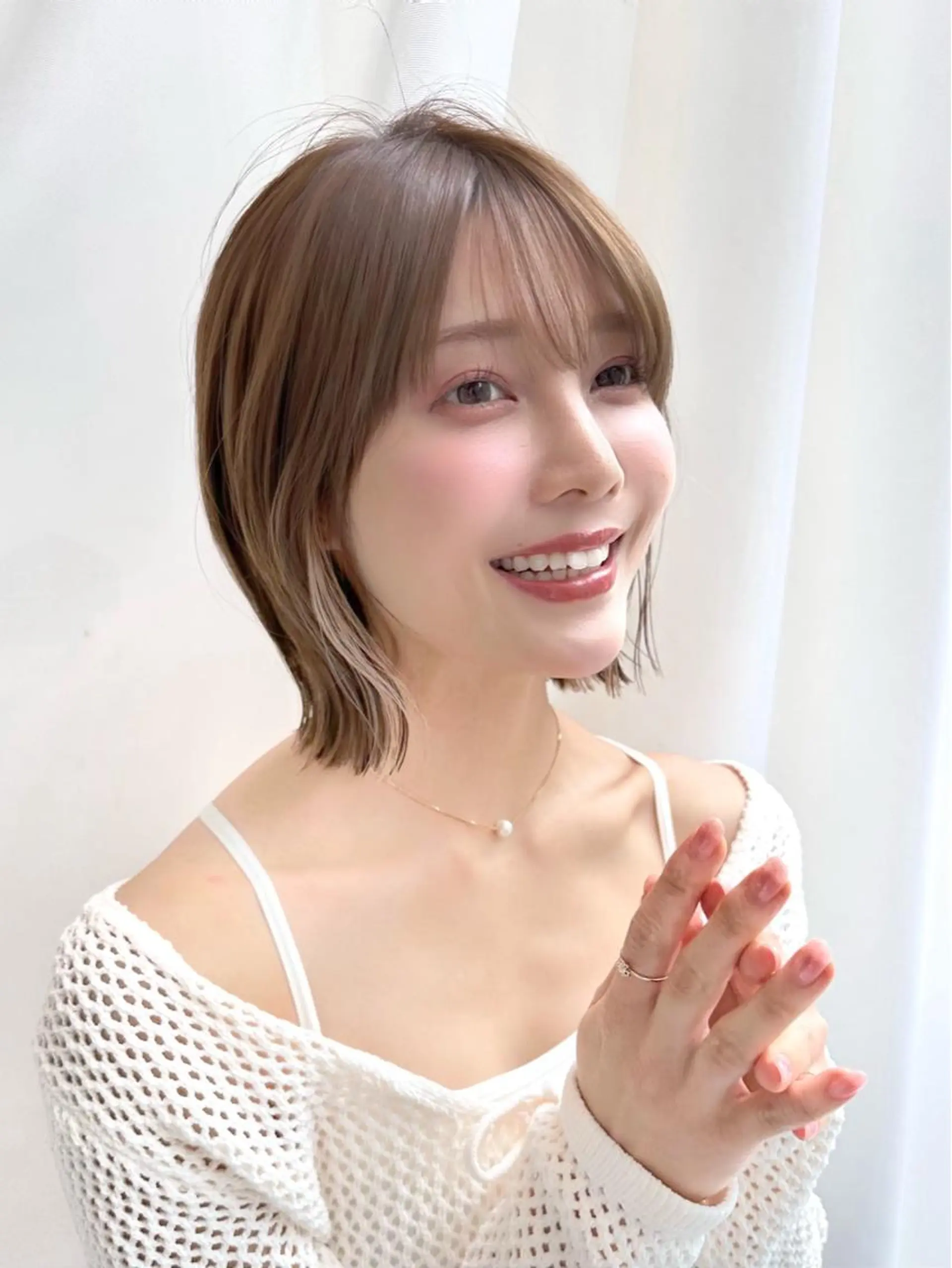 ミディアム カラー パーマ ヘアアレンジ レイヤーカット/ボブ /縮毛矯正✨大輝のヘアスタイル