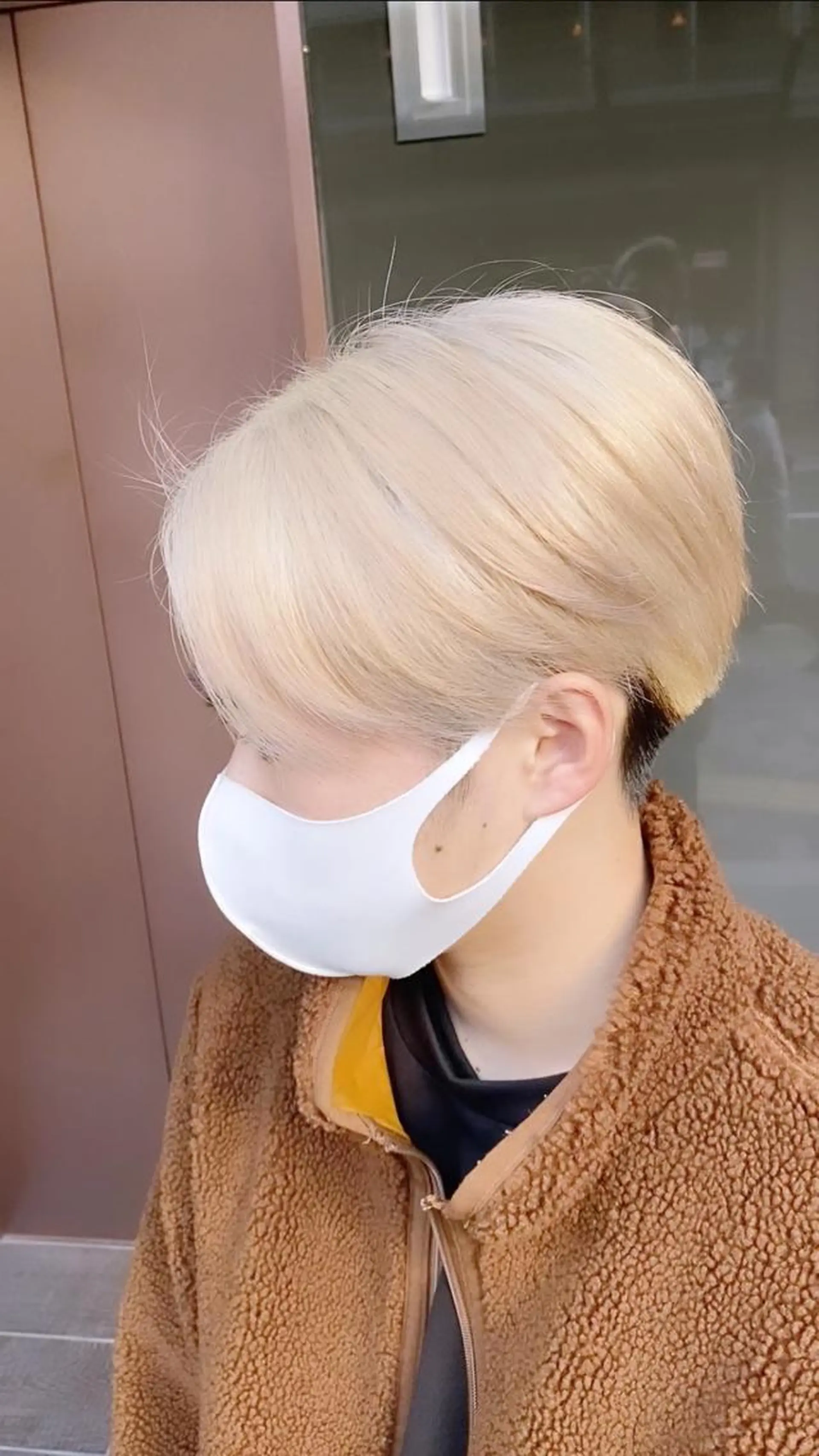 ショート メンズ メンズブリーチ メンズ韓国風 韓国風ヘア THINK SHOP KANTAのヘアスタイル