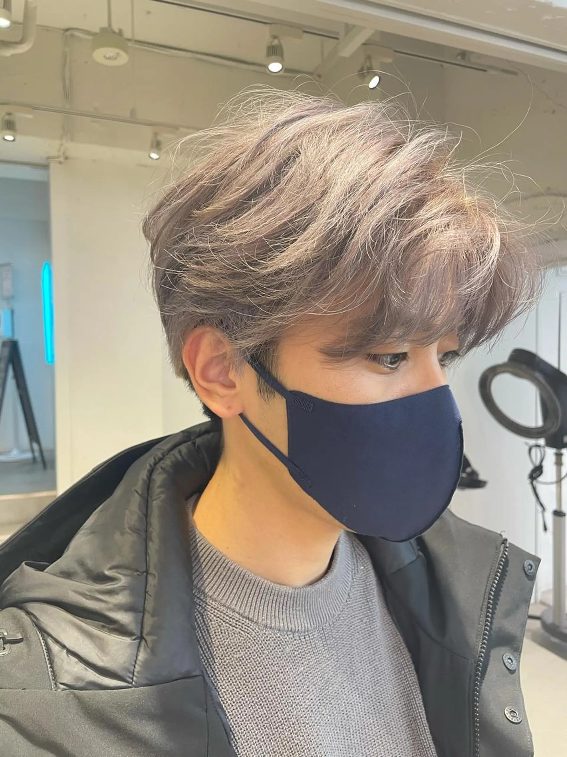 カラー メンズ ヘアカラー デザインカラー 🎀REINA🎀のヘアスタイル