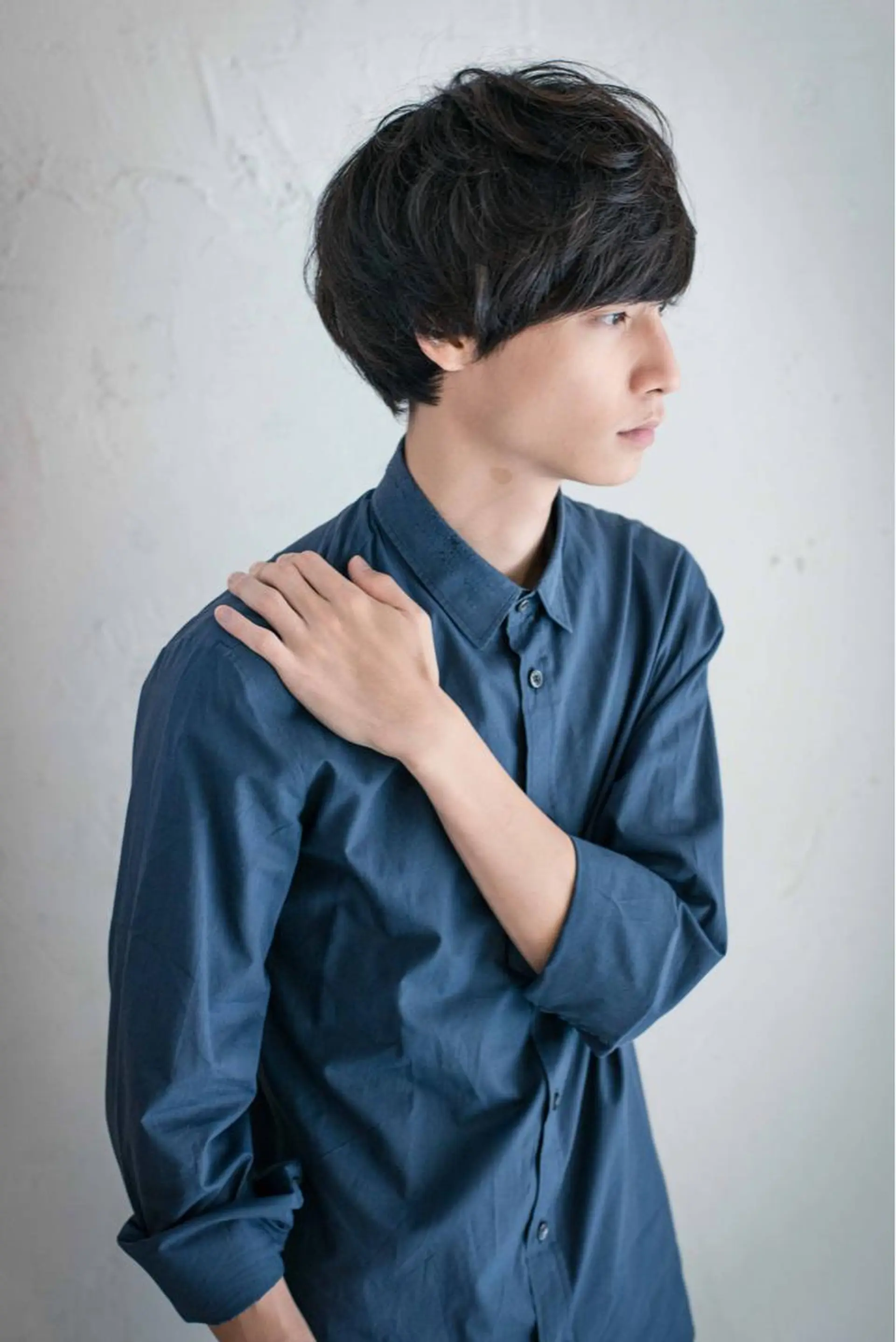 パーマ メンズ マッシュ GO TODAY シェアサロン 原宿本店所属・ボブ/レイヤー/ パーマ/淀川 純のヘアスタイル