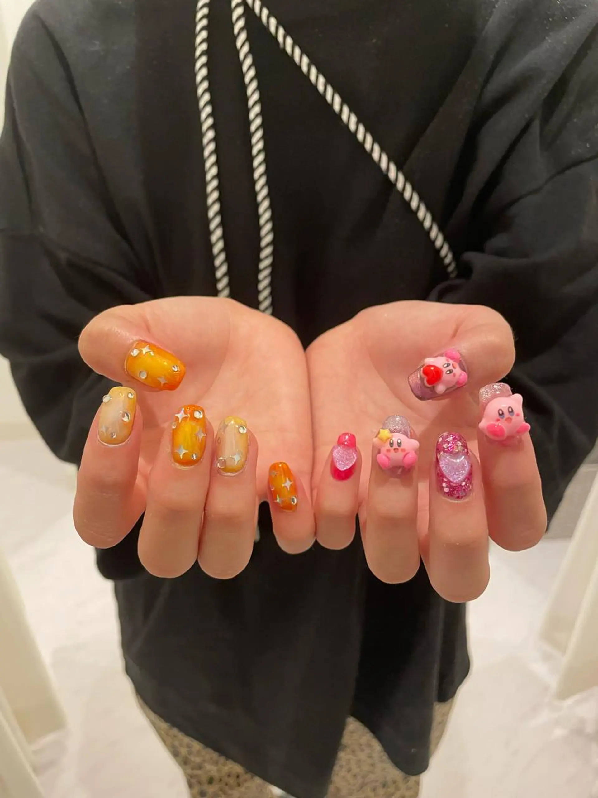 ネイル 束感まつ毛/ネイル/ LED♥KIRARAのマツエク・マツパデザイン