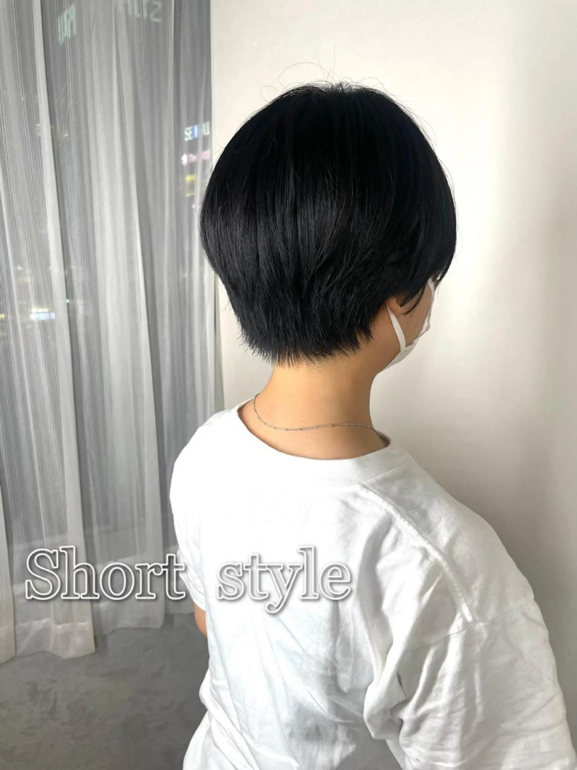 ショート カット 小顔カット/透明感 カラー/美髪矯正🫧のヘアスタイル