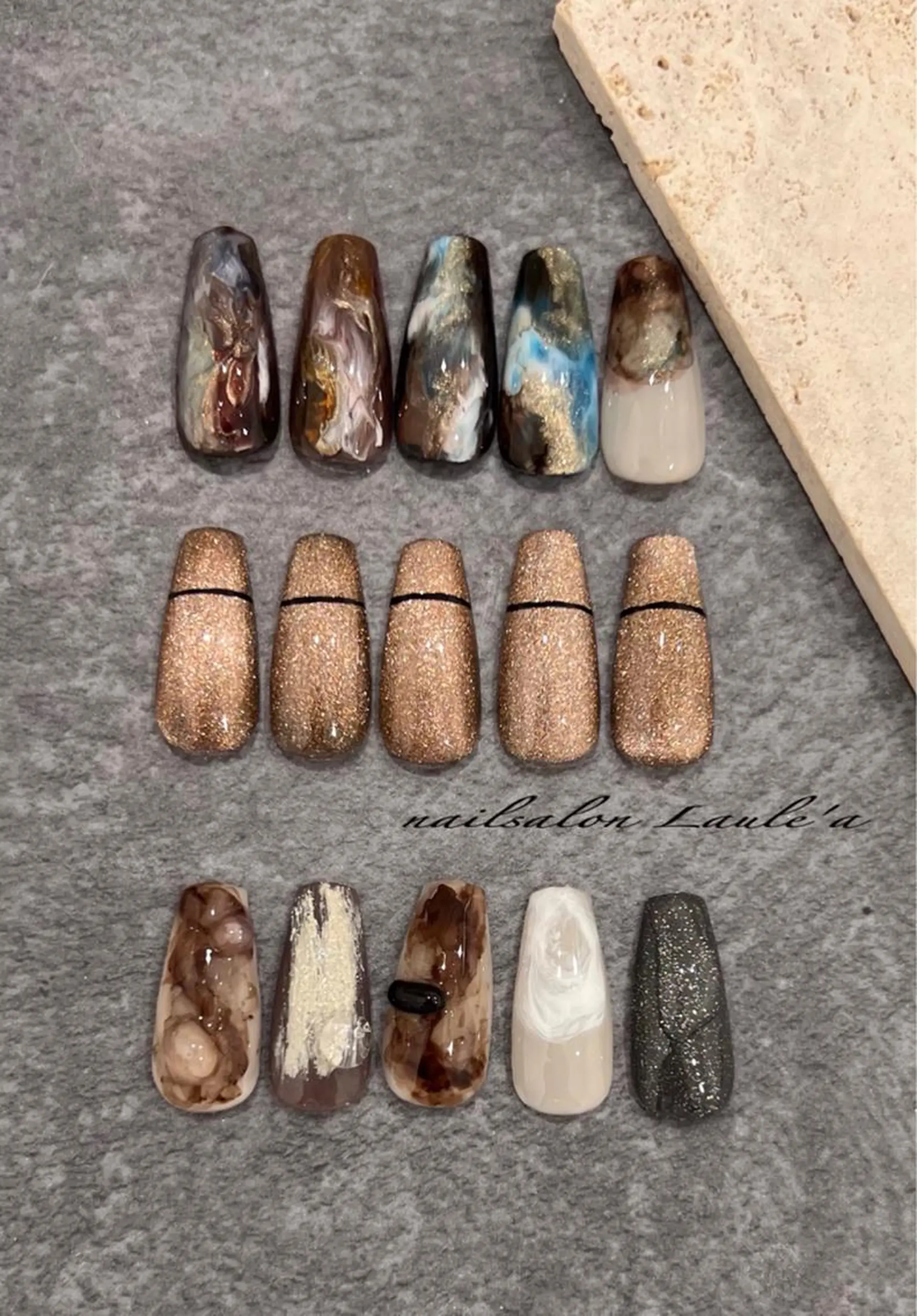 ネイル アートネイル ハンドネイル nailsalon Laule'aのネイルデザイン