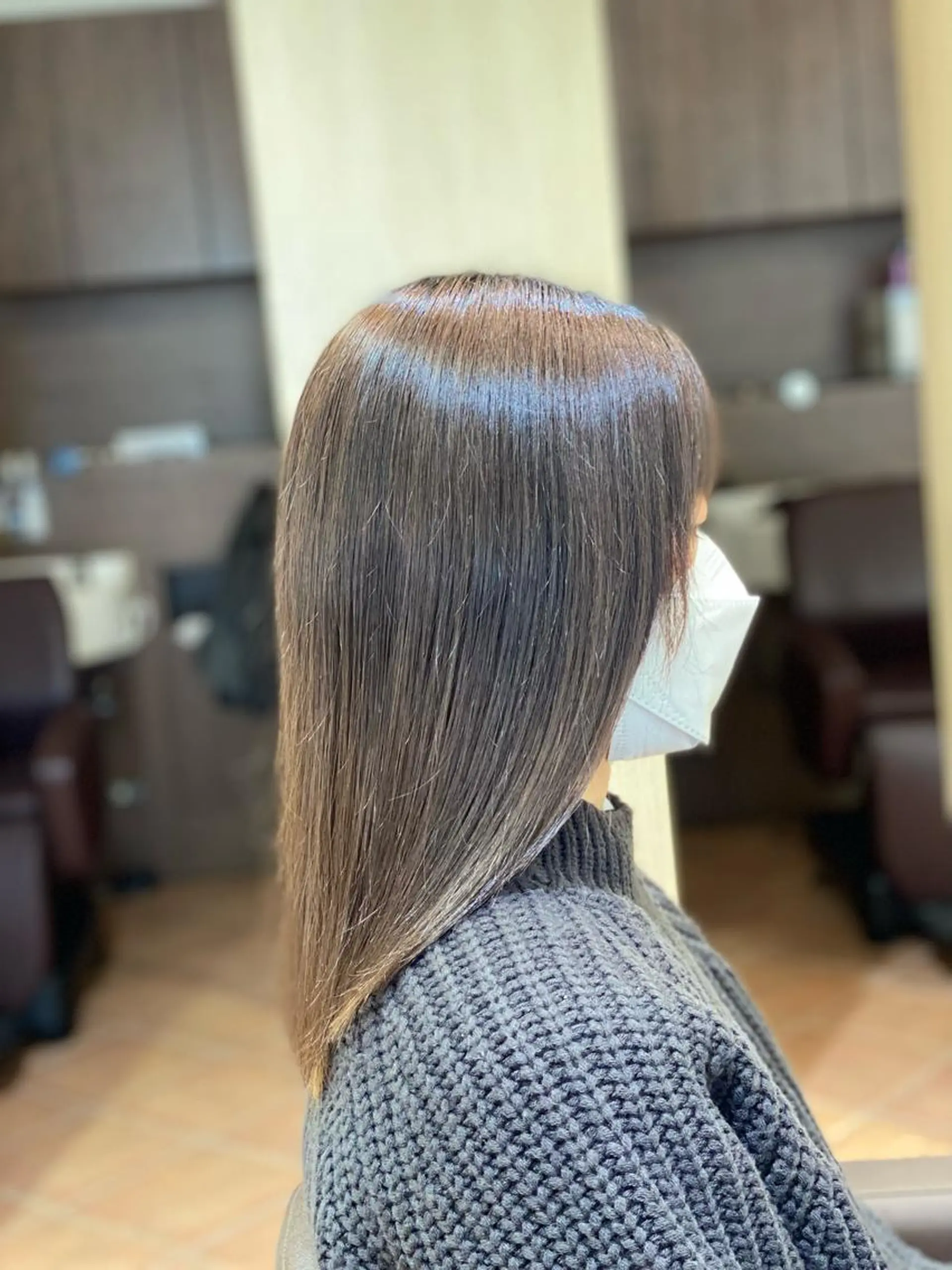 ミディアム ボブ 小顔カット トリートメント 🍀艶髪.美髪🍀 岡部恒輝のヘアスタイル