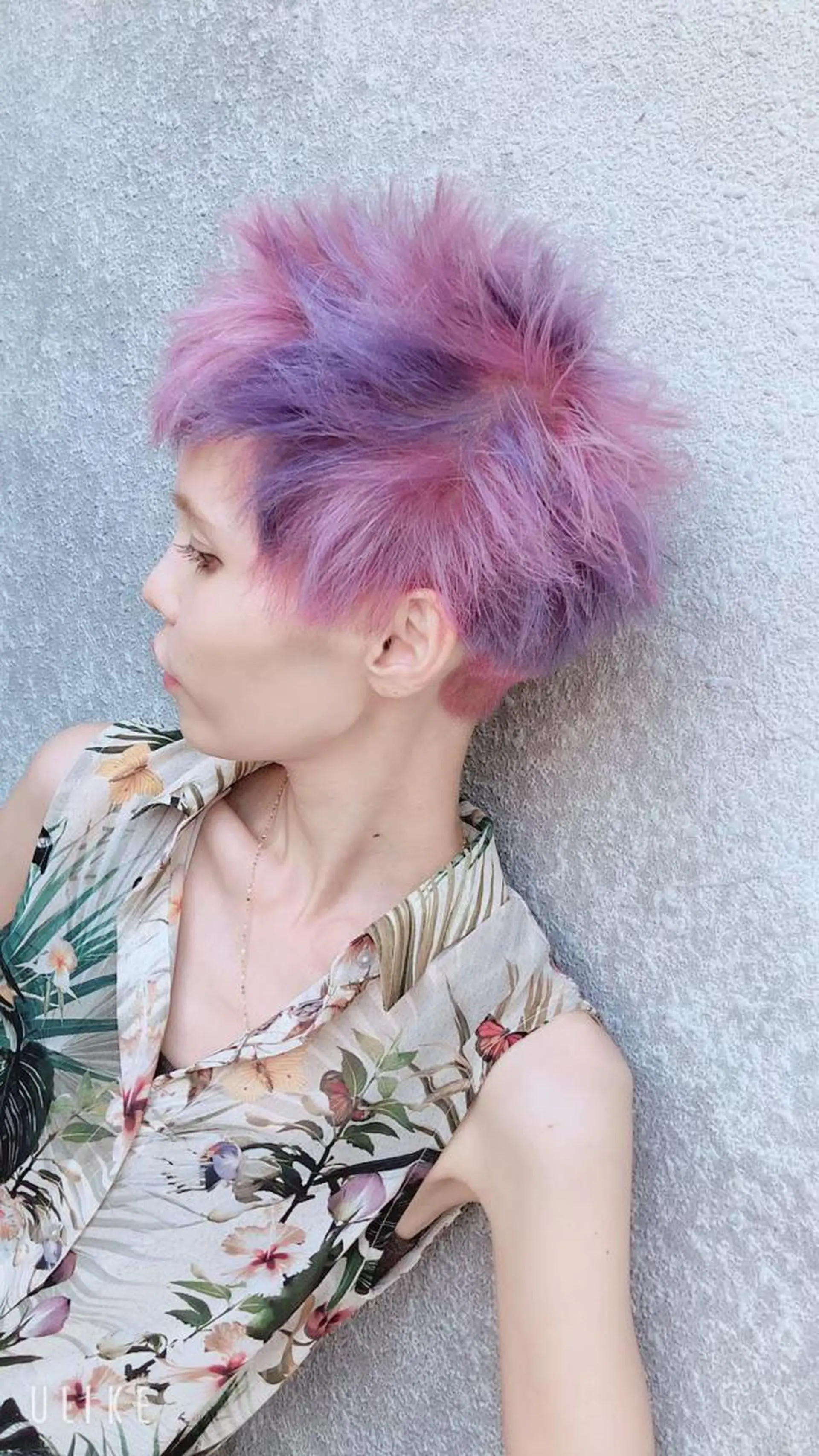 ショート カラー ヘアアレンジ HairSignature所属・ブリーチ指名神戸 No.1美容師RENのヘアスタイル