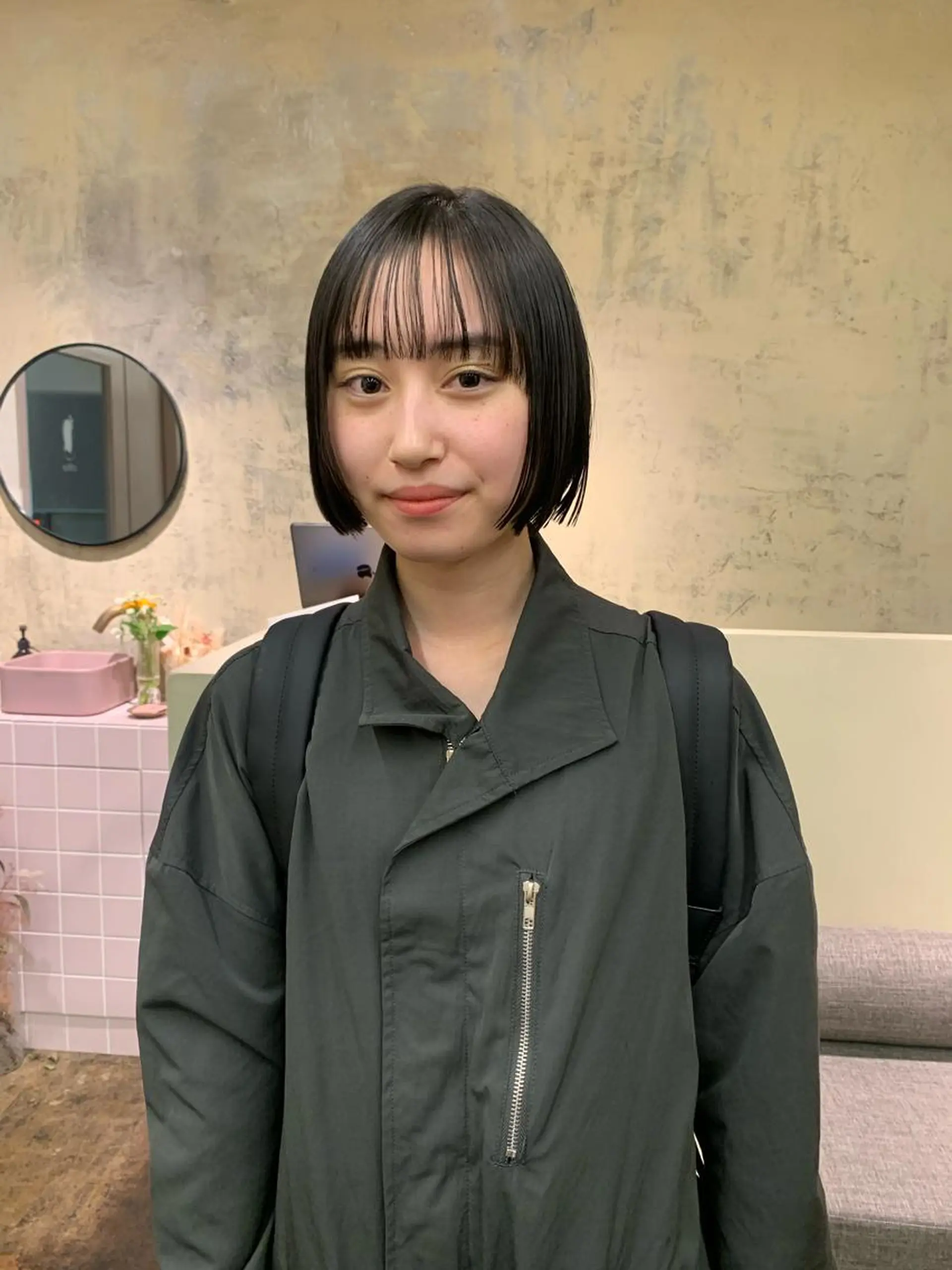 ショート カラー yupi🐈‍⬛ レイヤー/パーマのヘアスタイル