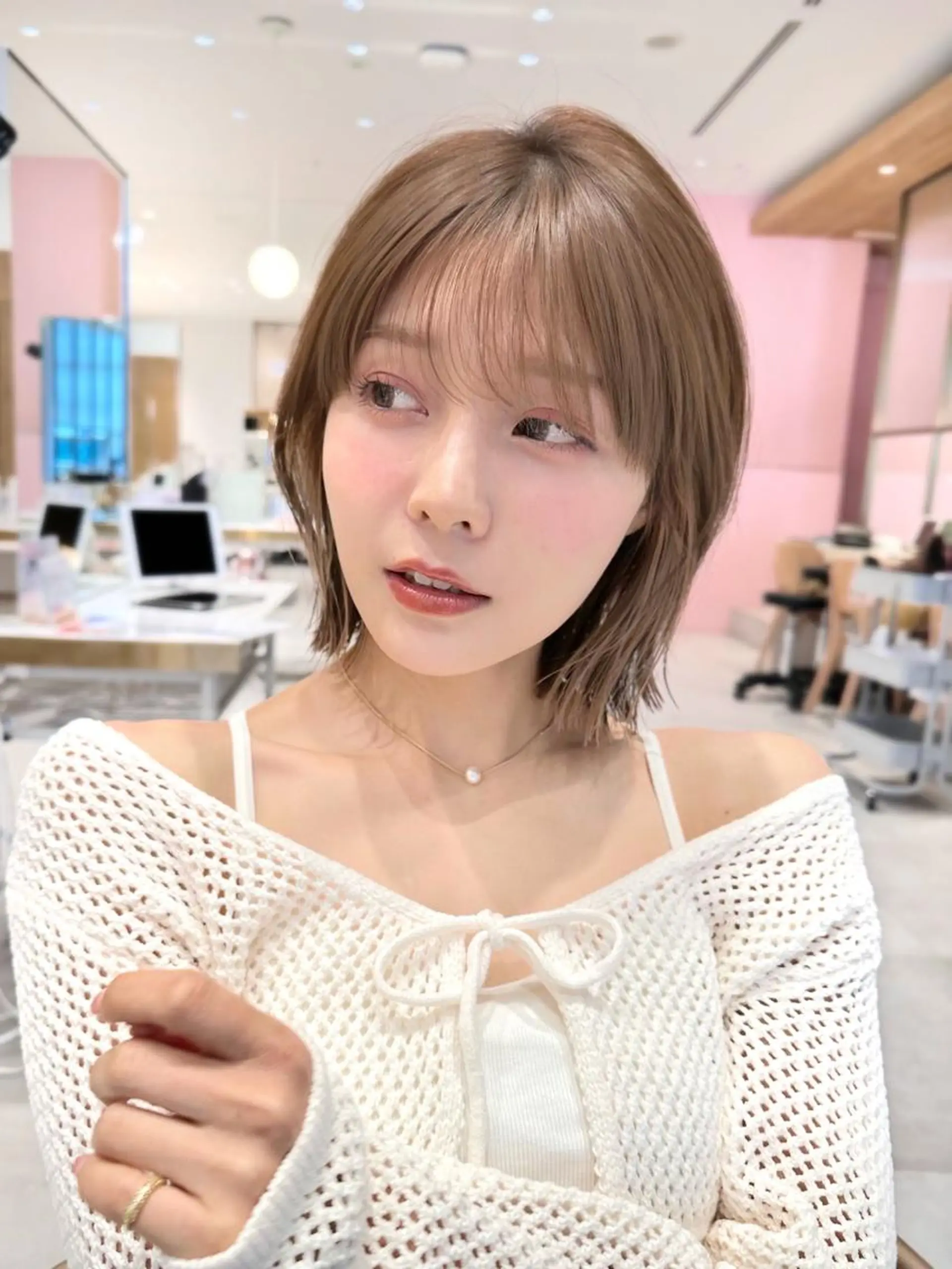 ショート カラー パーマ ヘアアレンジ レイヤーカット/ボブ /縮毛矯正✨大輝のヘアスタイル