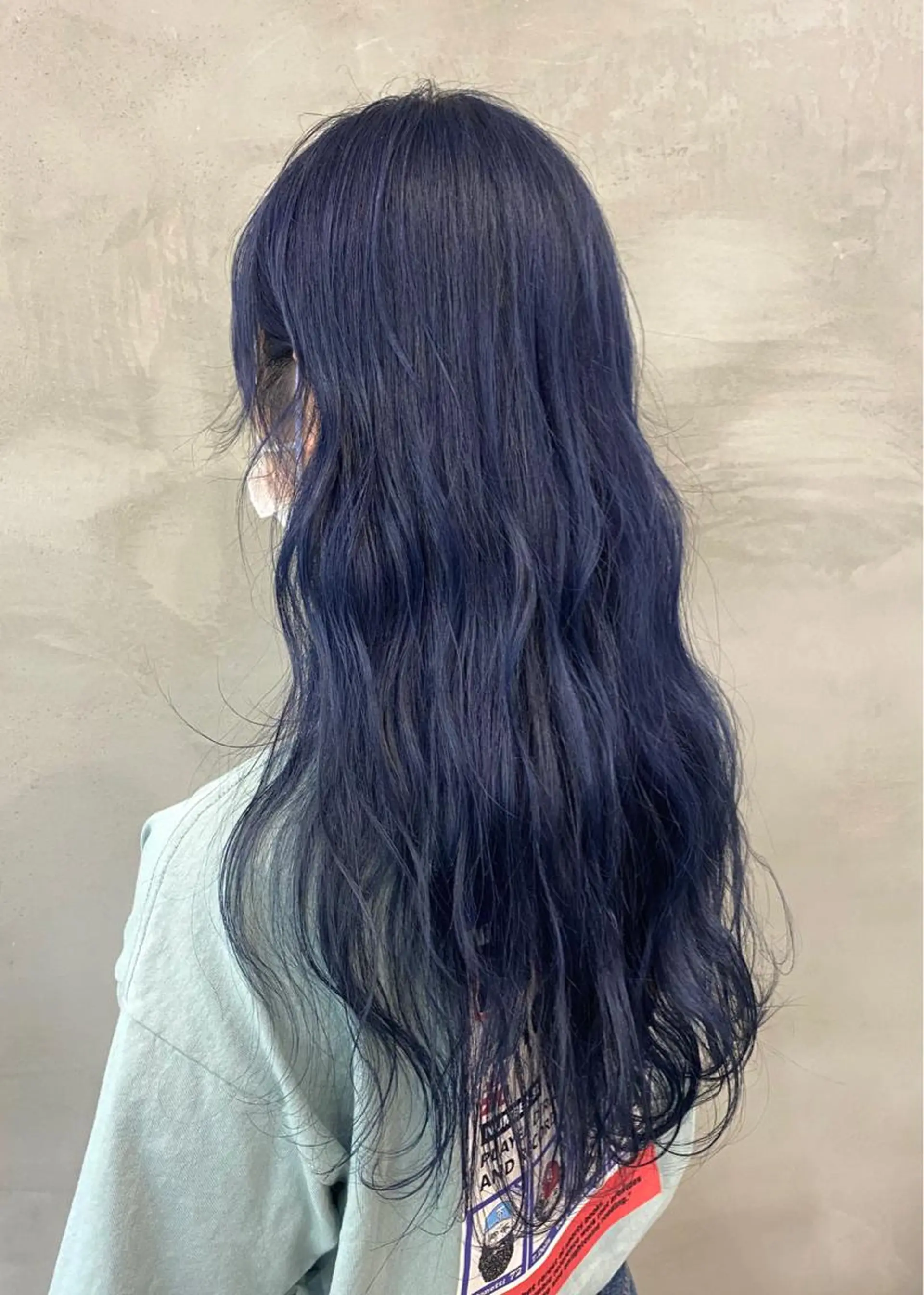 ロング カラー ブルーカラー ダブルカラー ネイビーカラー ヘアカラー トリートメント 🫧透明感カラー🫧 OIKAWAのヘアスタイル