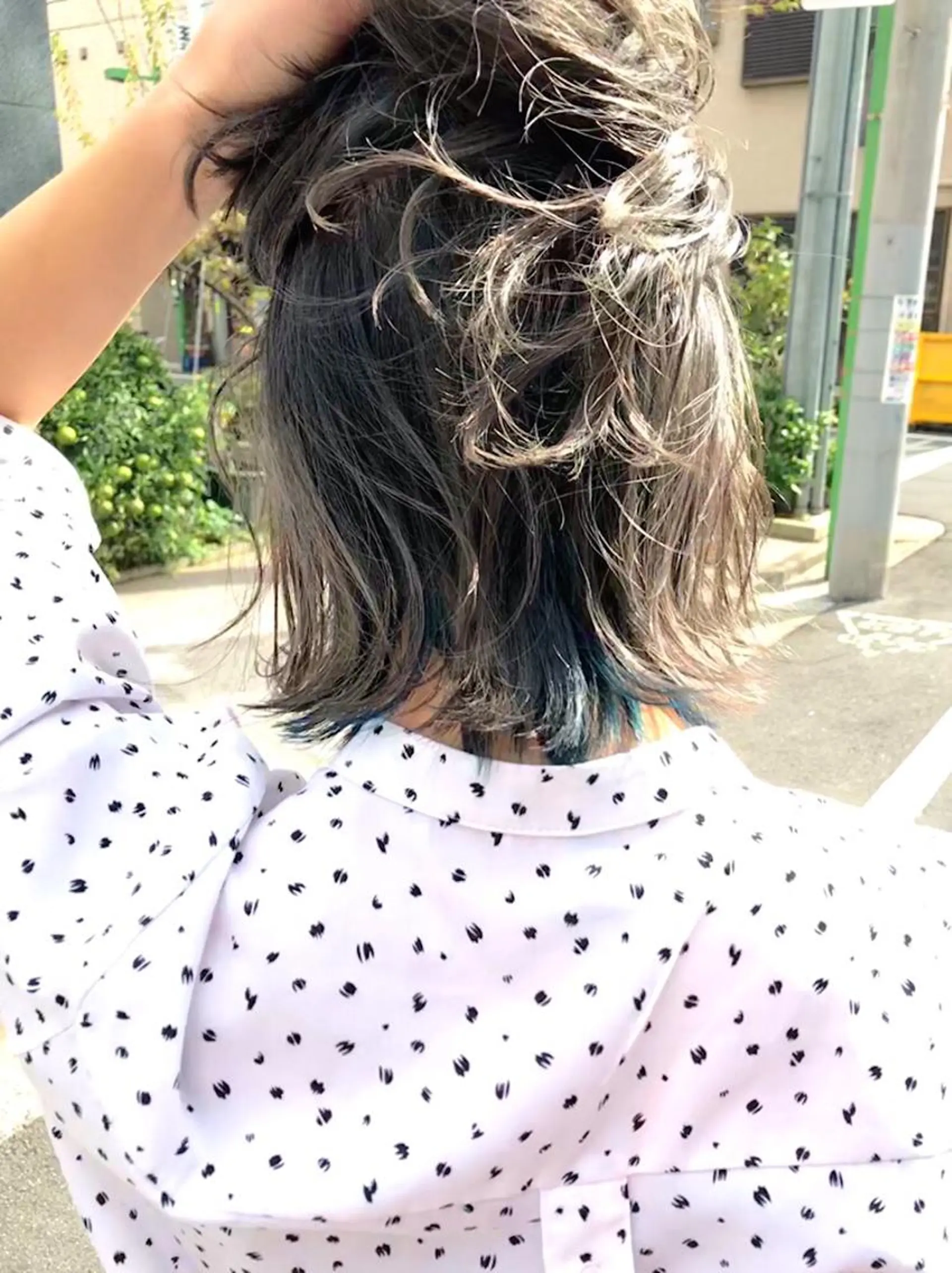 ショート カラー パーマ 北村 直人のヘアスタイル