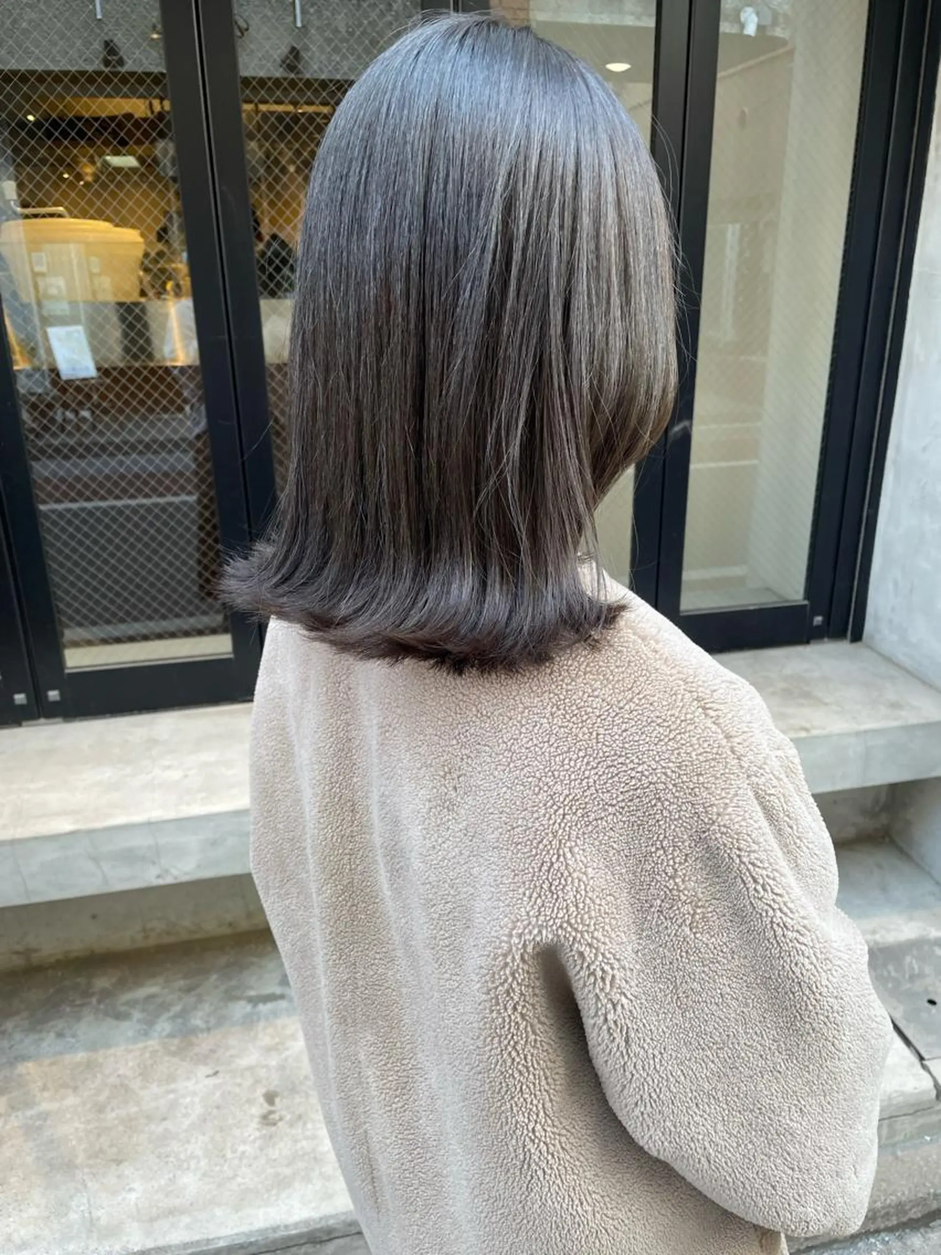 ミディアム カラー カット ヘアカラー トリートメント 🩰オリーブ/ ベージュ松本咲花🩰のヘアスタイル