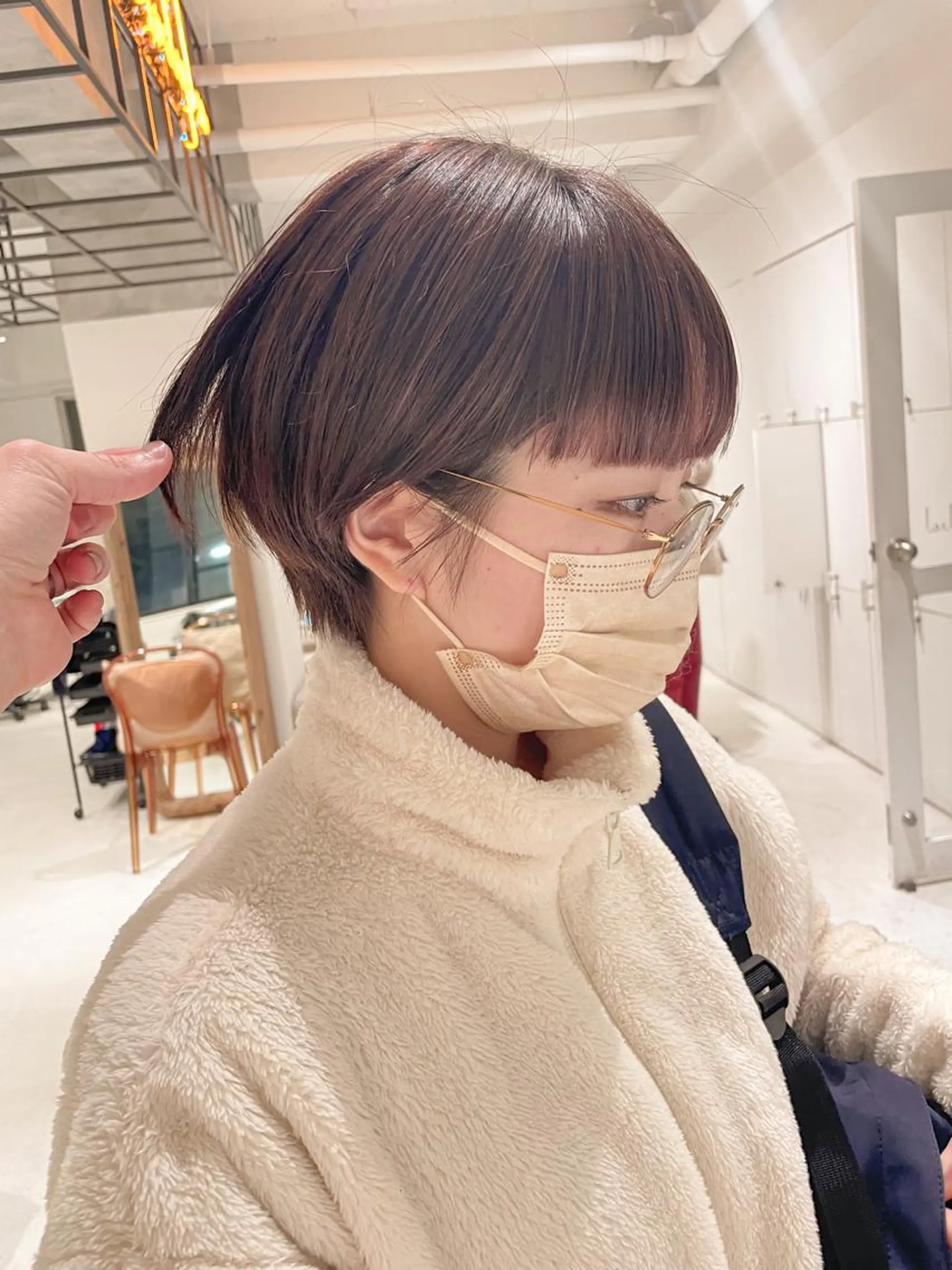 ショート ショートヘア ワイドバング カット ヘアカラー 💫似合わせショート 【代表】茂木のヘアスタイル