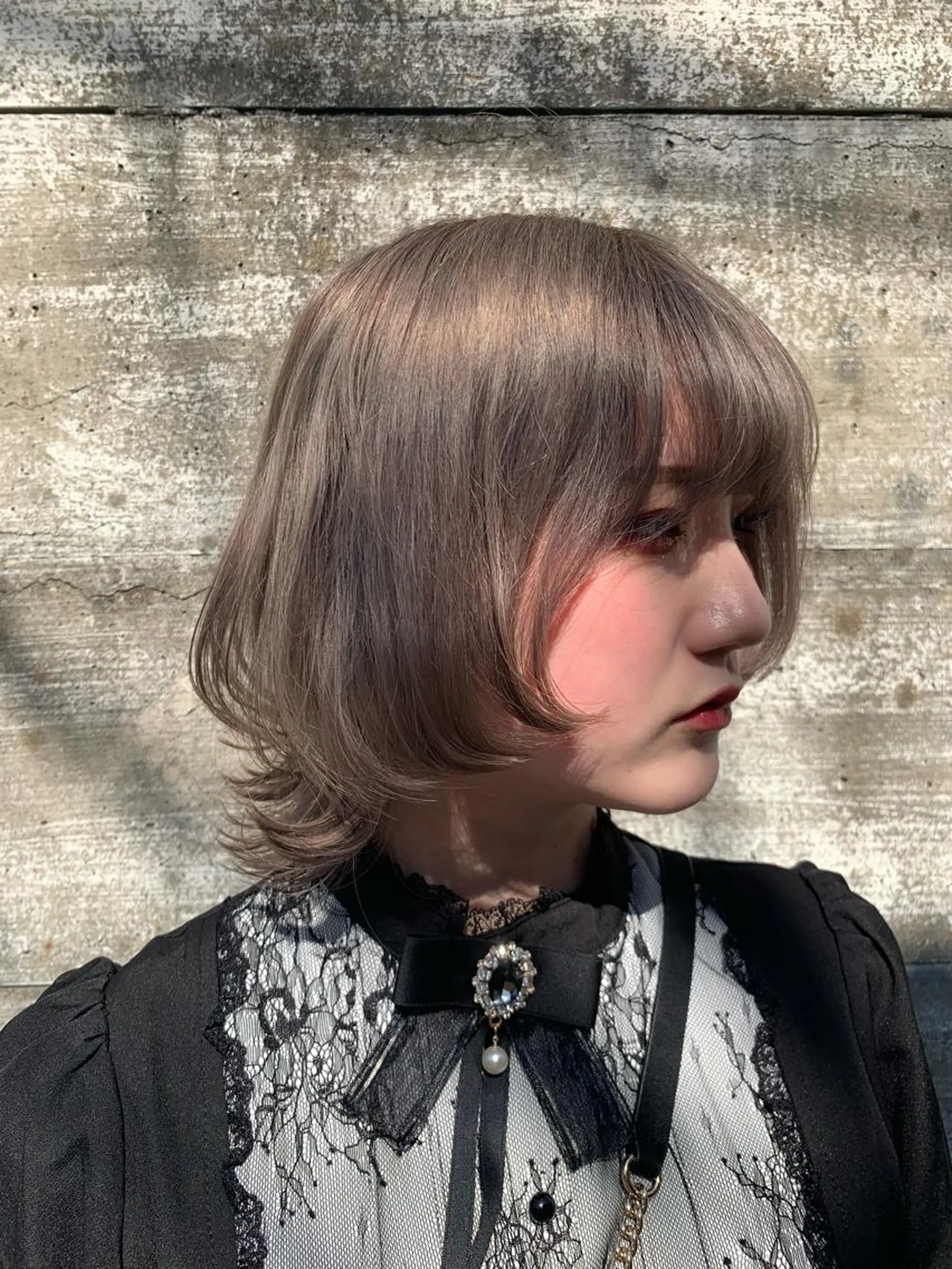 カラー ベージュカラー ハイトーンカラー ハイトーンベージュ 堀 直人のヘアスタイル