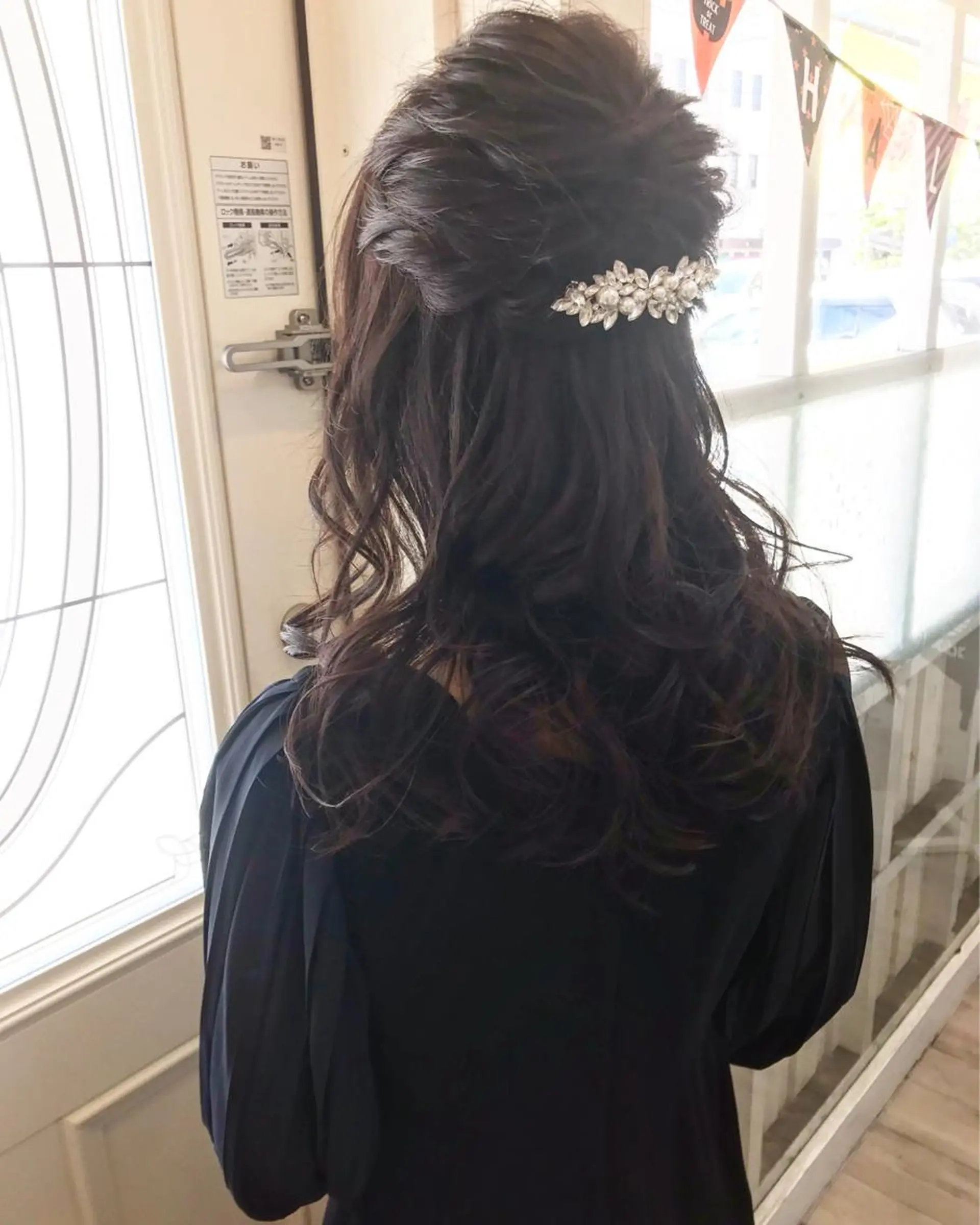 ヘアアレンジ ハーフアップ Blink Remit hair明野店所属・秋月 亜耶のヘアスタイル