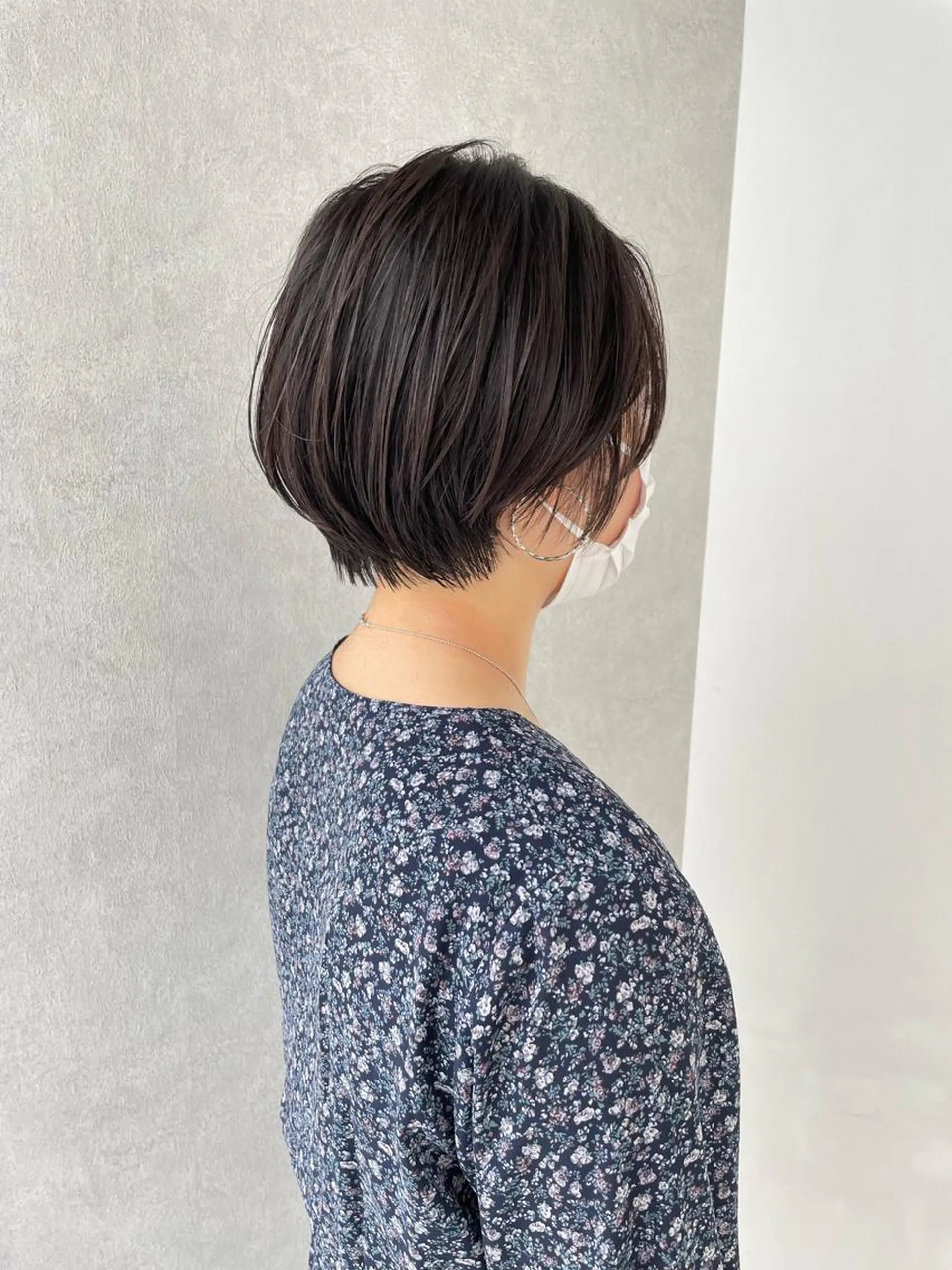 ショート ショートボブ 丸みショート ボブ ショートヘア sea by luvismけやき通り2号店所属・ボブ/ショート/ 縮毛矯正/岸本恭明のヘアスタイル