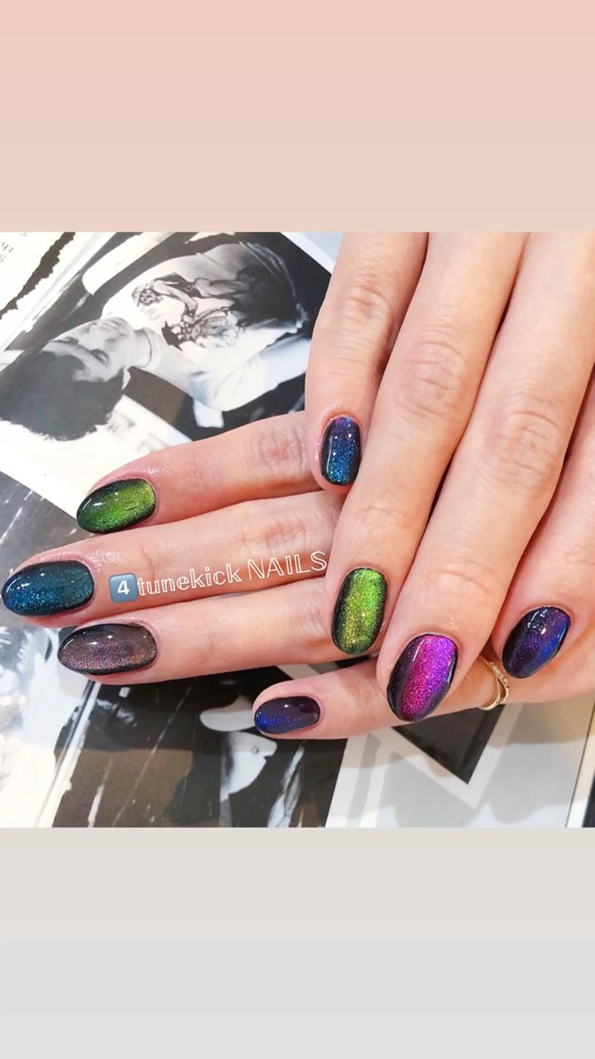 ネイル 4tunekick NAILS(フォーチュンキックネイルズ)所属・光森 淳子のネイルデザイン