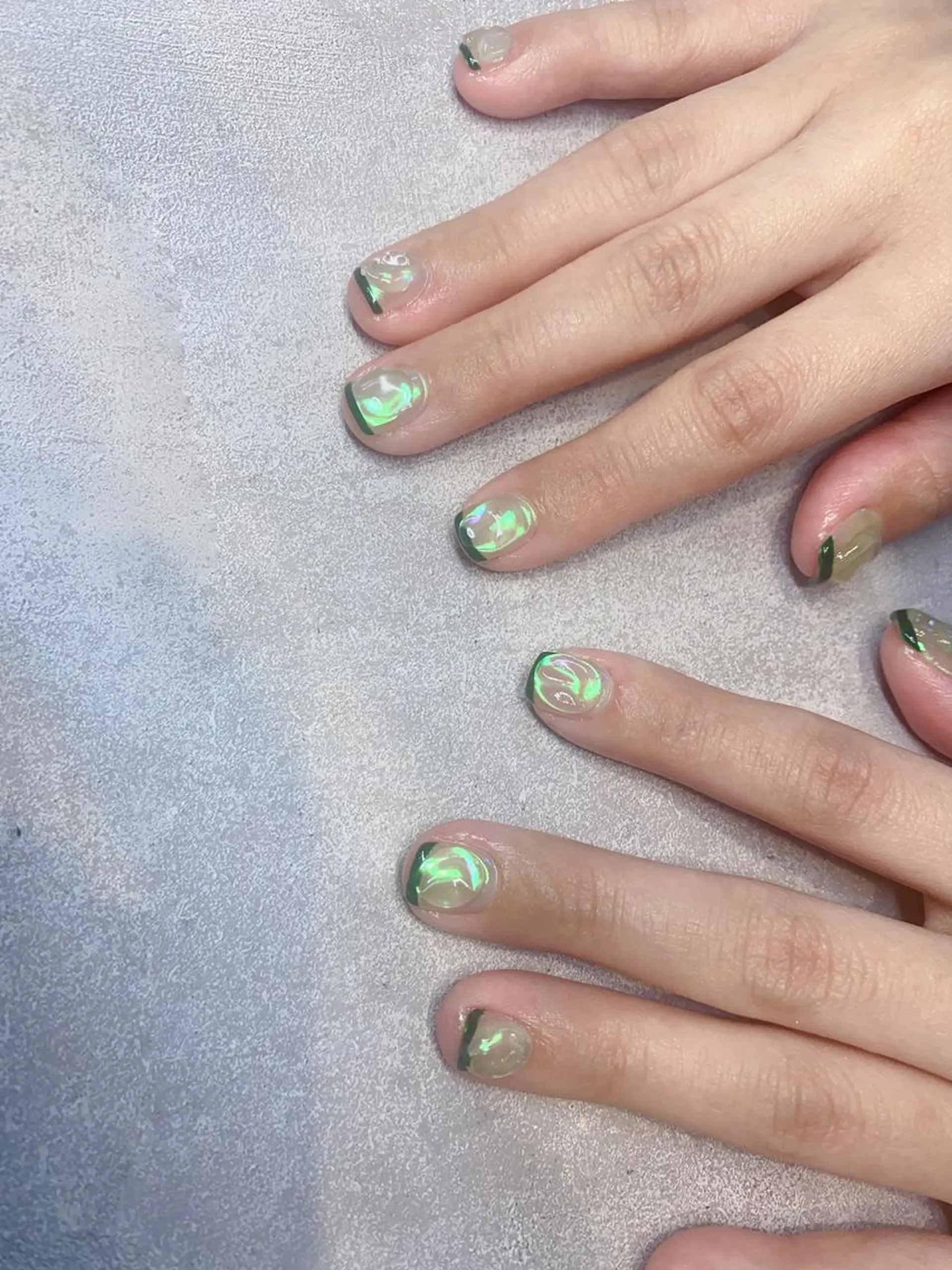 ショート ハンドネイル NAILSALON 🍔Timna🍟のネイルデザイン