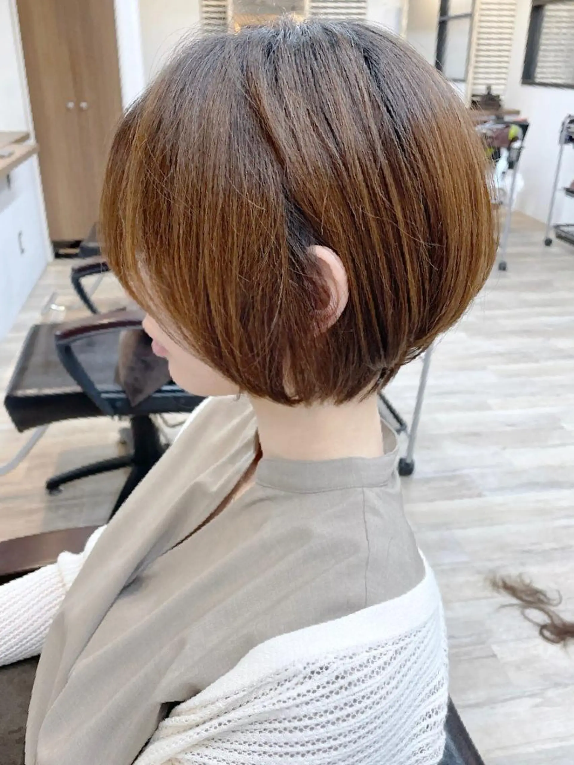 ショート カラー ショートボブ ボブ ショートヘア Repos SENDAI所属・⭐️バッサリカット モデル募集⭐️佐野のヘアスタイル