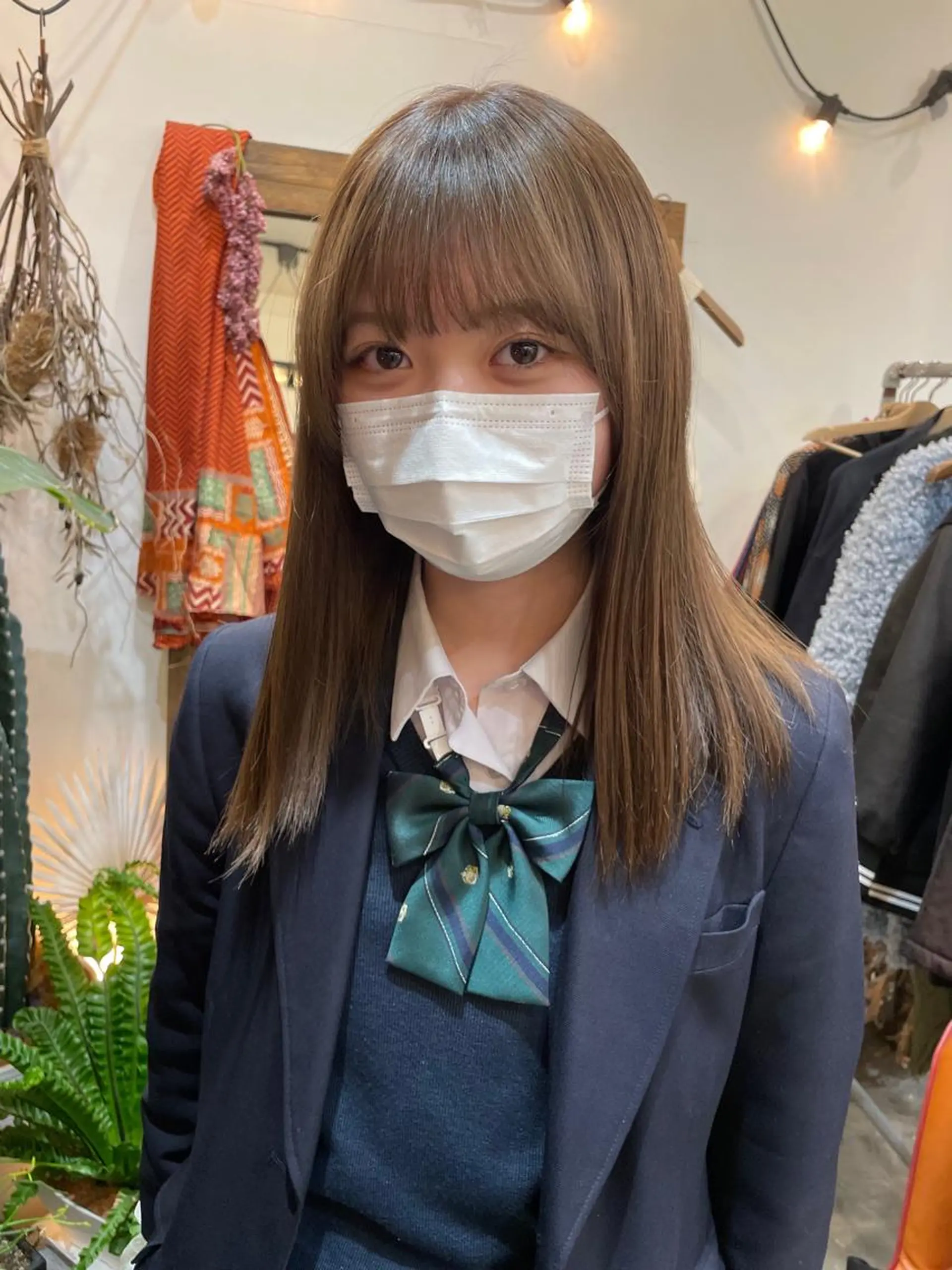 セミロング ヘアカラー トリートメント 透明感カラー 🦋AYAのヘアスタイル