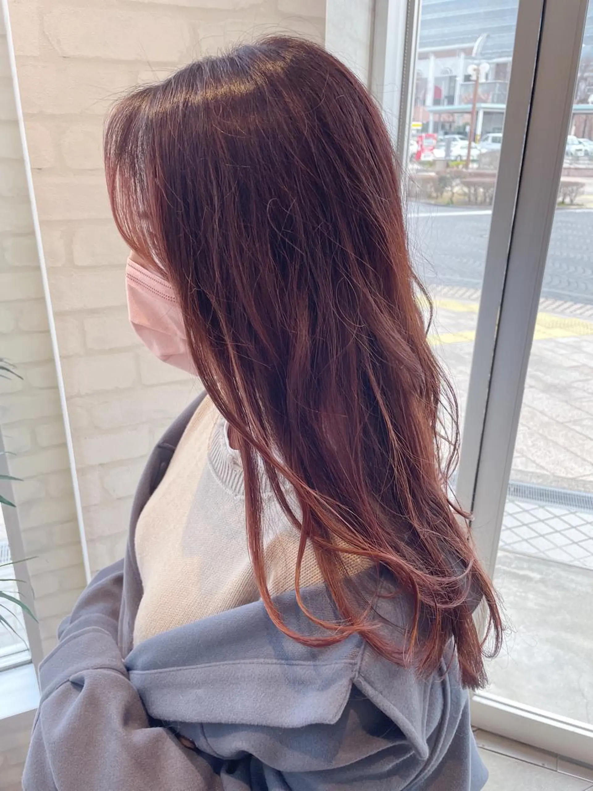 ロング カラー ケアブリーチ /髪質 改善/古橋圭史郎のヘアスタイル