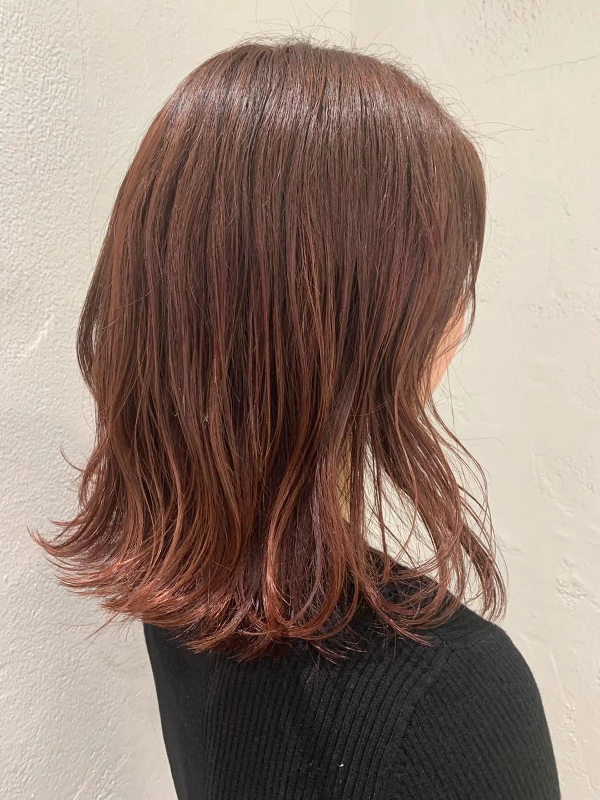 ミディアム カラー 🫧透明感カラー/ ボブ/小笠原汐海🪽のヘアスタイル