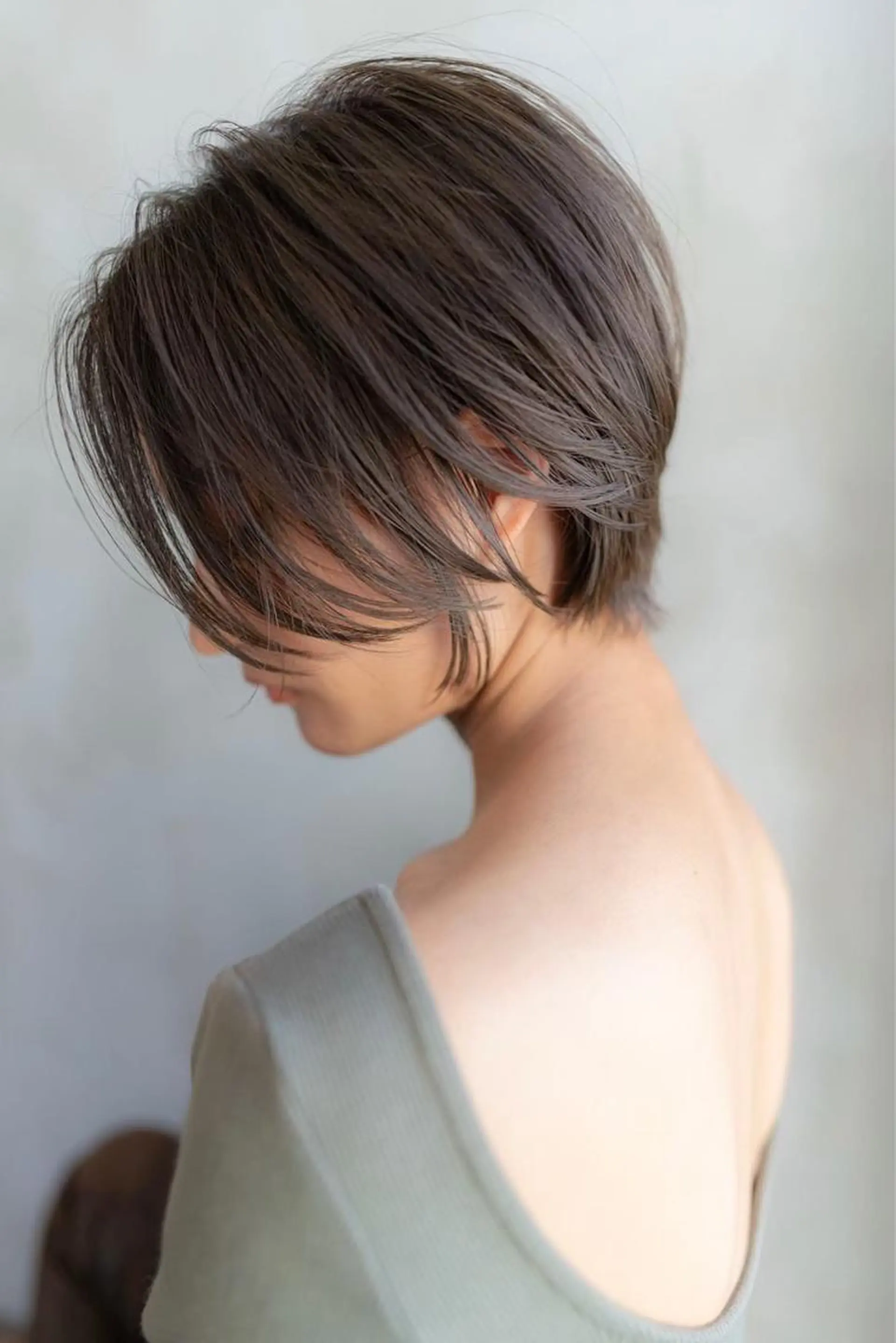 ショート カラー カット ヘアカラー トリートメント ヘアセット 韓国レイヤー🇰🇷 韓国研修◎渋谷カイトのヘアスタイル