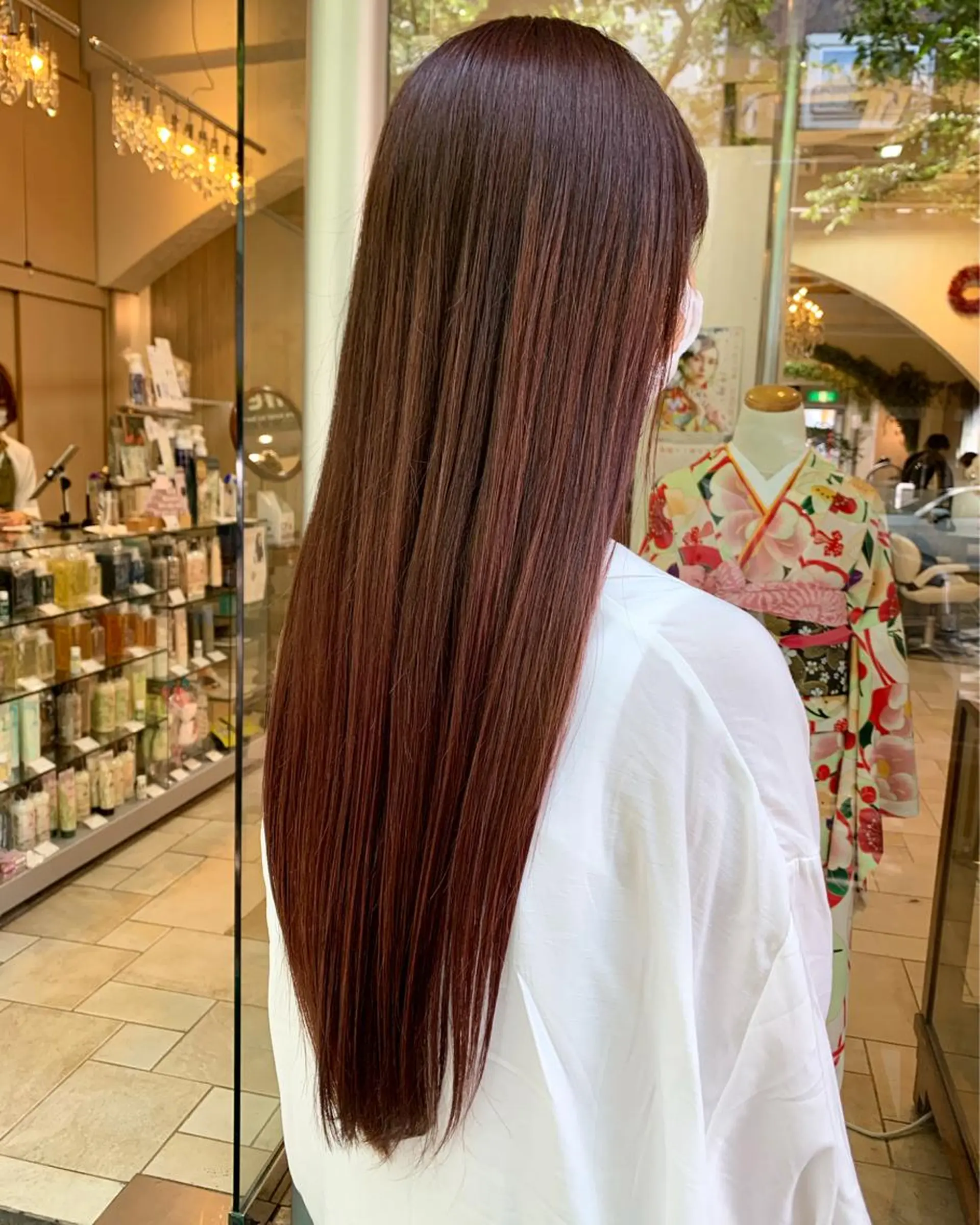 ロング カラー ヘアカラー オブヘア鷺沼所属・立石 タテイシのヘアスタイル