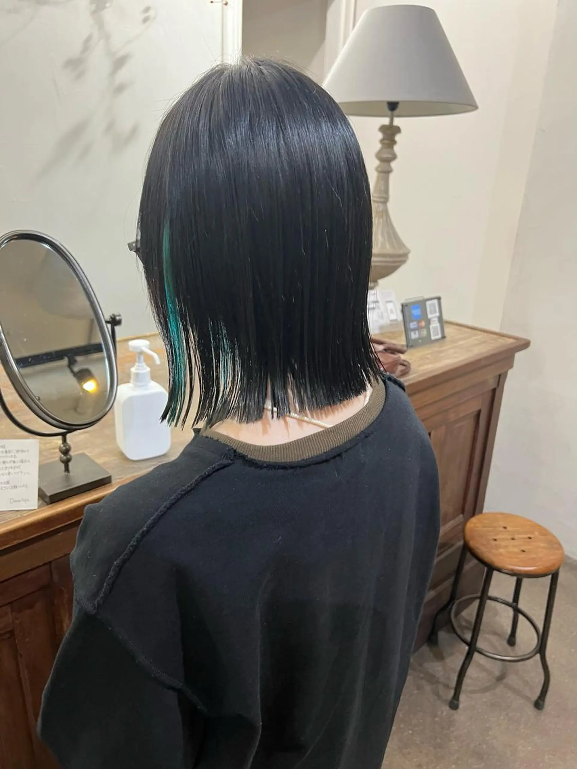 ショート 切りっぱなしボブ ボブ カット 千葉 郁也のヘアスタイル