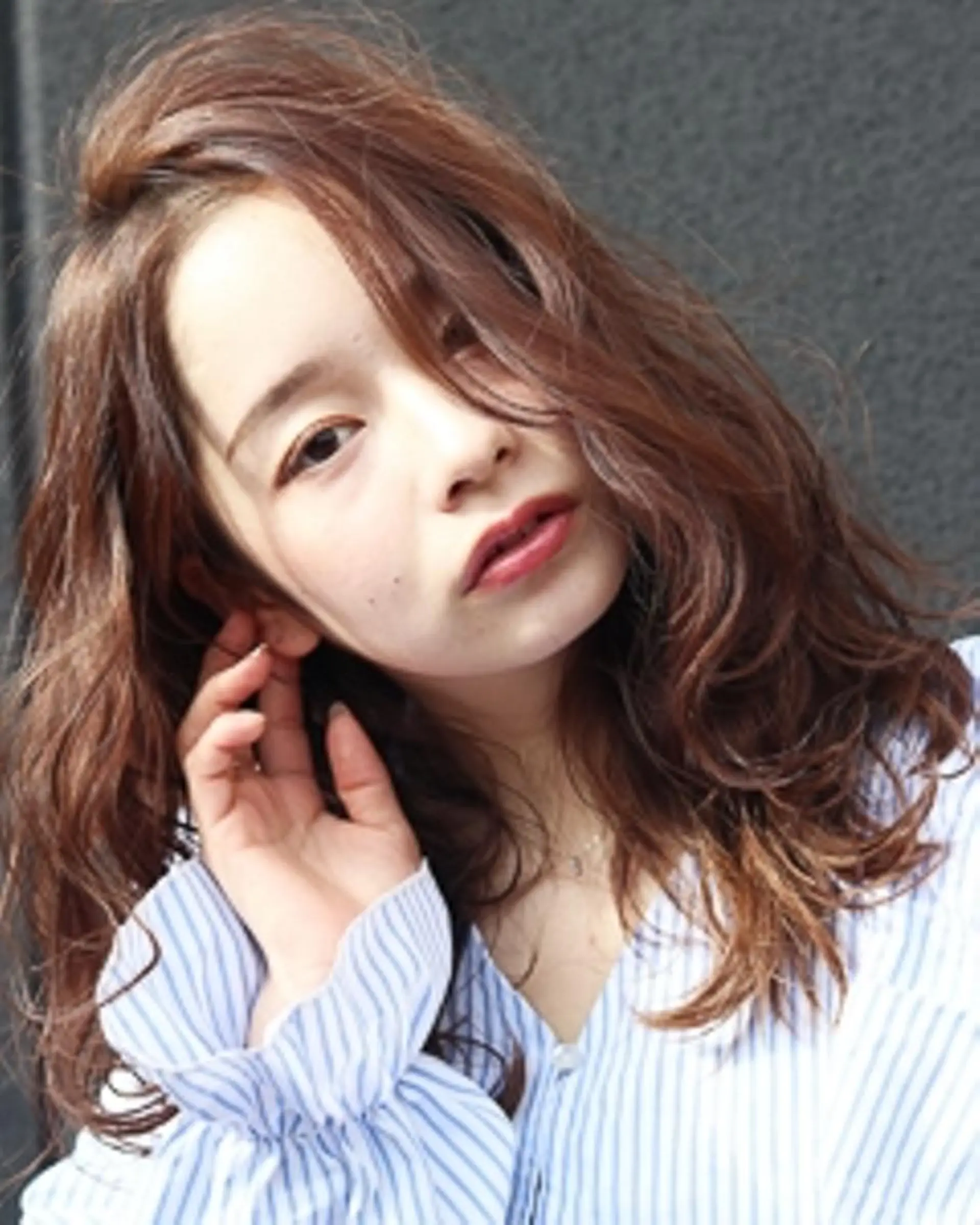 セミロング カラー パーマ 【23時まで営業】 酒井啓佑のヘアスタイル