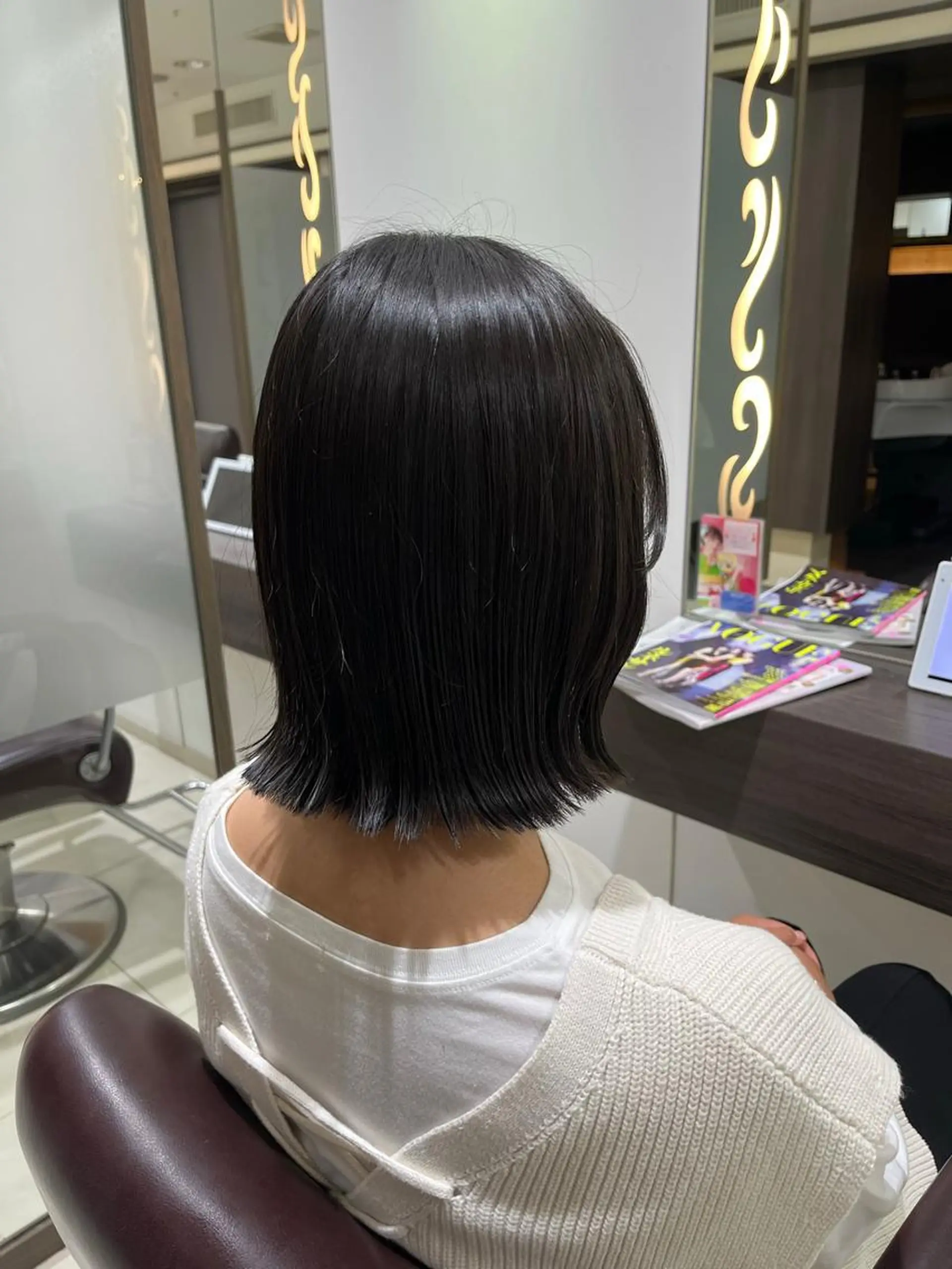 ショート ボブ ぷつっとボブ/ちゅる ピンク/mika☆のヘアスタイル