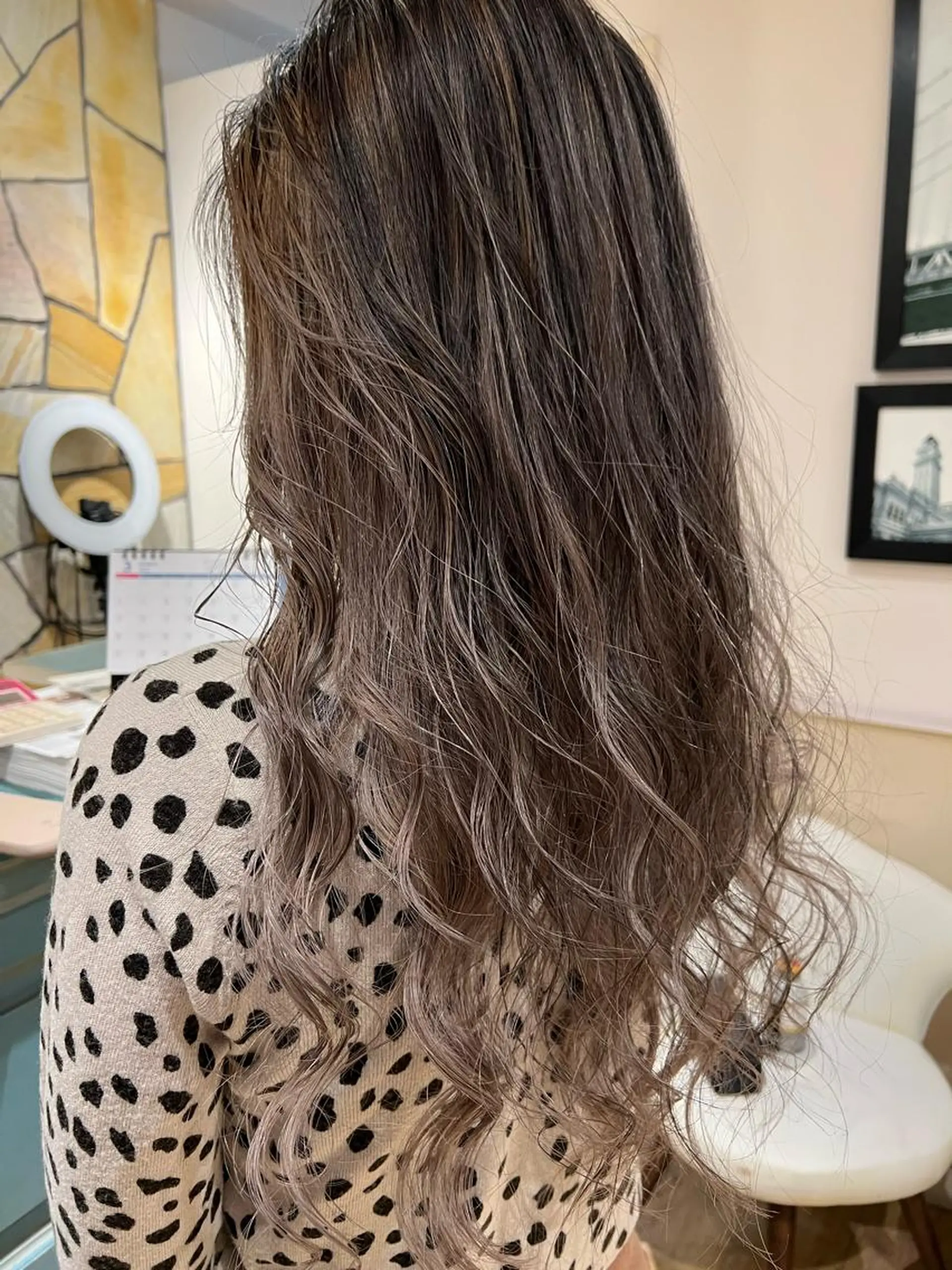 セミロング カラー カット トリートメント レイヤー×髪質改善 マネージャー安藤光司のヘアスタイル