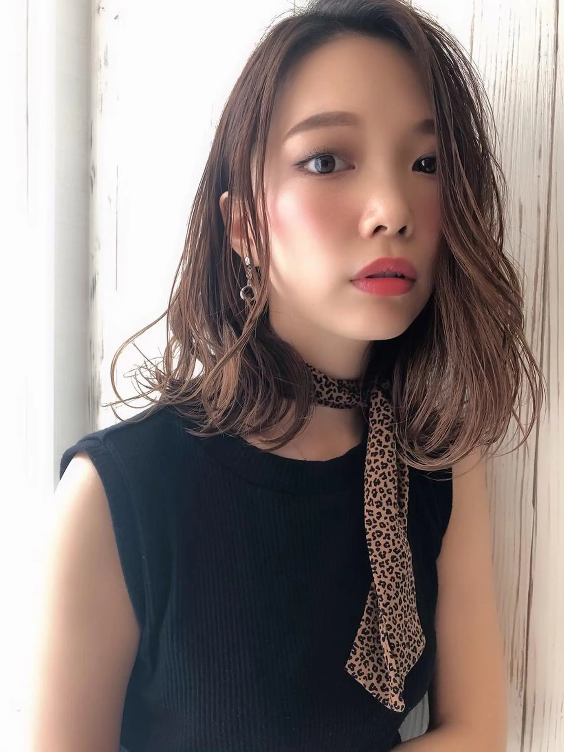 ミディアム カラー ルービック 奈良のヘアスタイル