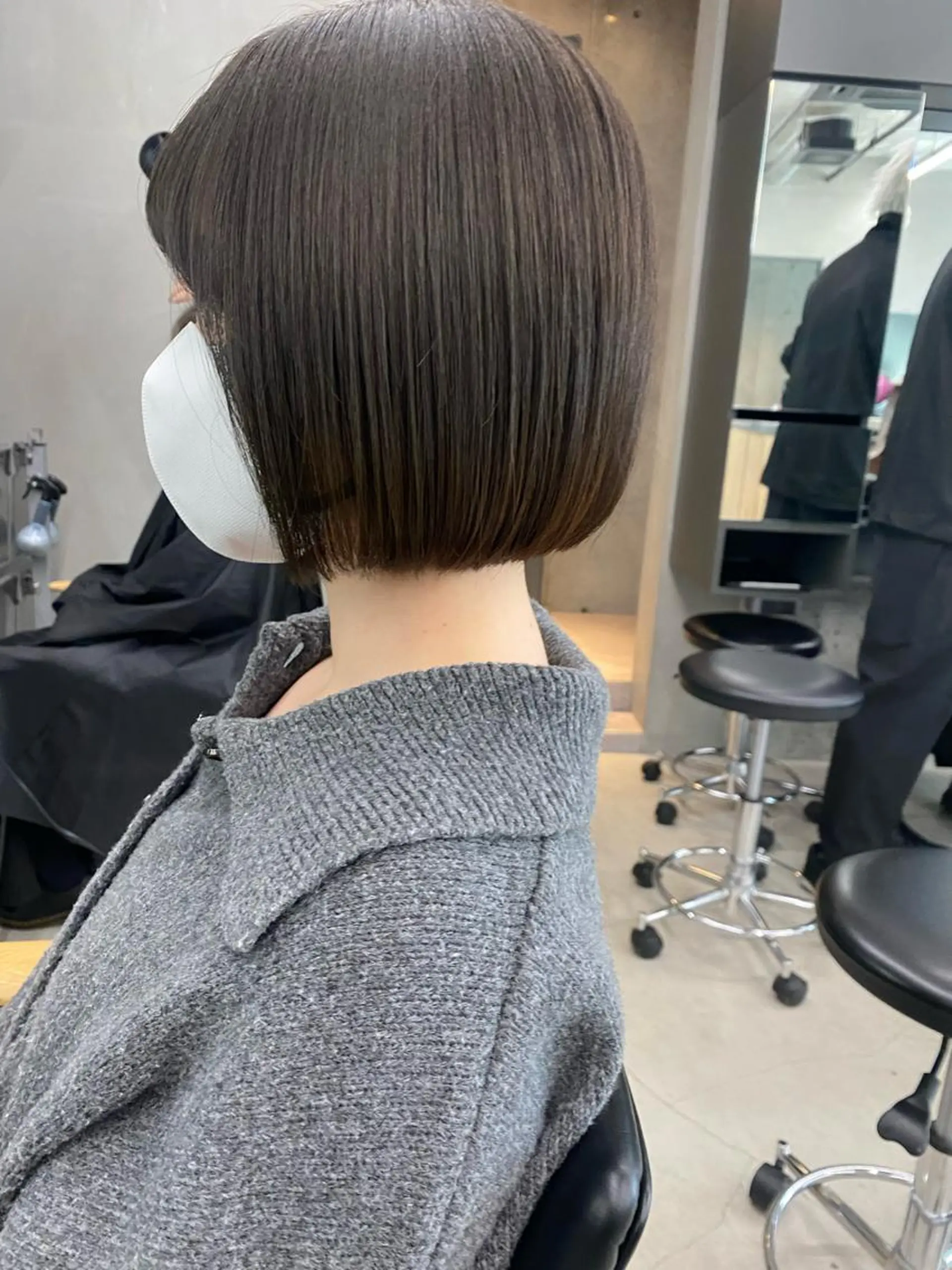 ショート カット ヘアカラー レイヤー/柔色 カラー/SAkiのヘアスタイル