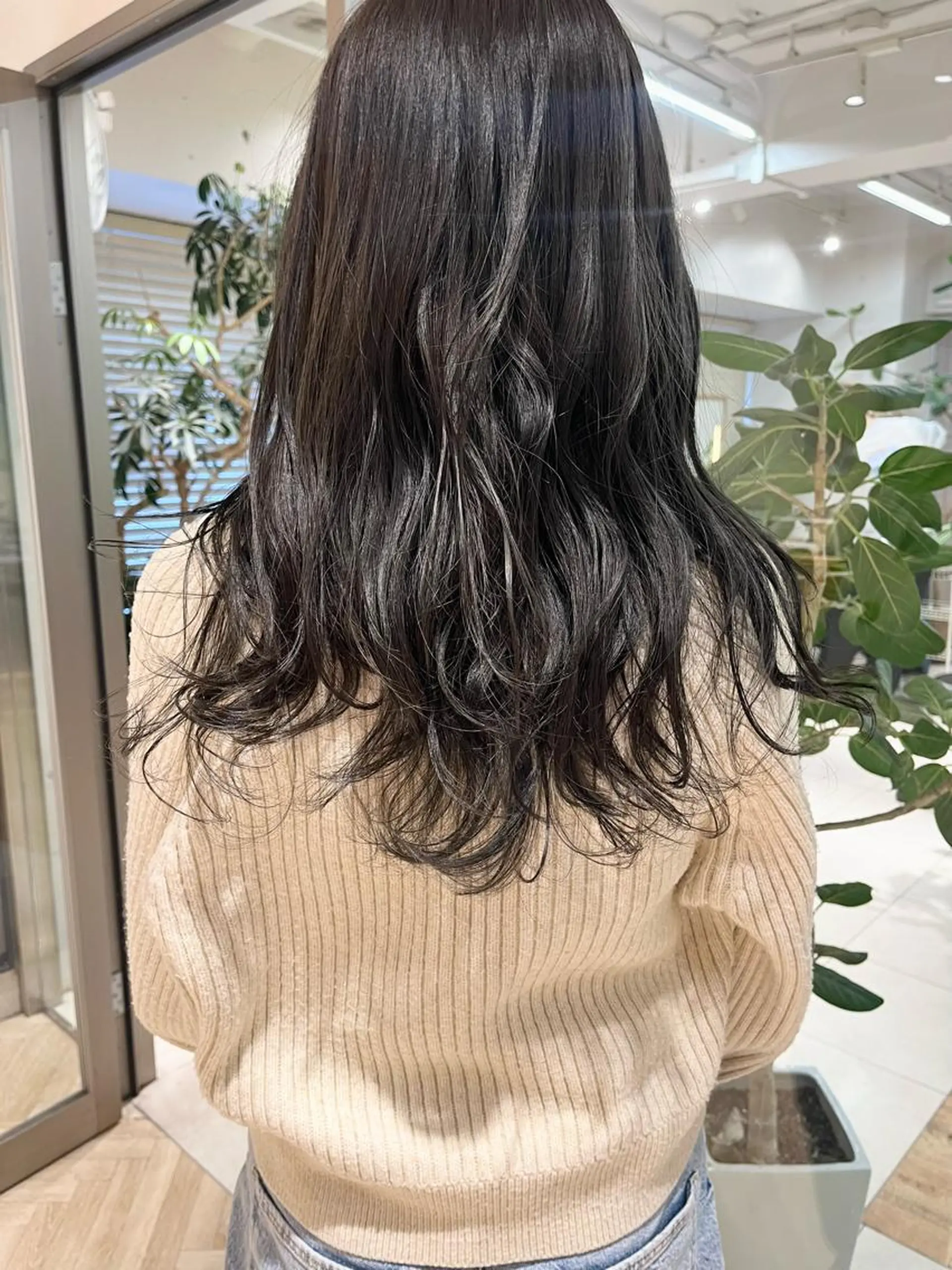 ロング カラー ヘアアレンジ 透明感カラー オレンジ カット ヘアカラー トリートメント ヘアセット 🌷ボブ/髪質改善 ストレートのヘアスタイル
