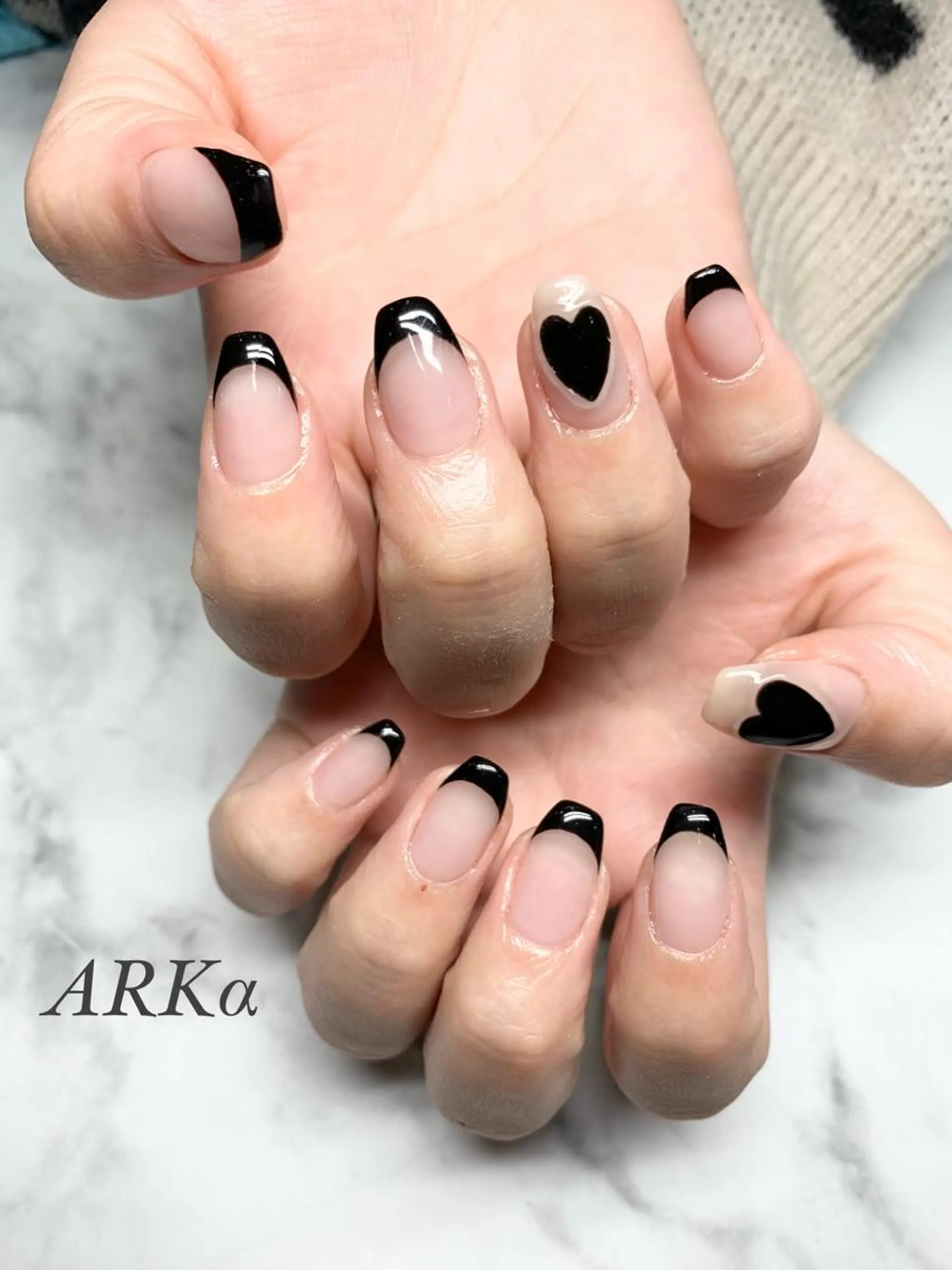 セミロング ネイル ハンドネイル Nailsalon ARKαのネイルデザイン